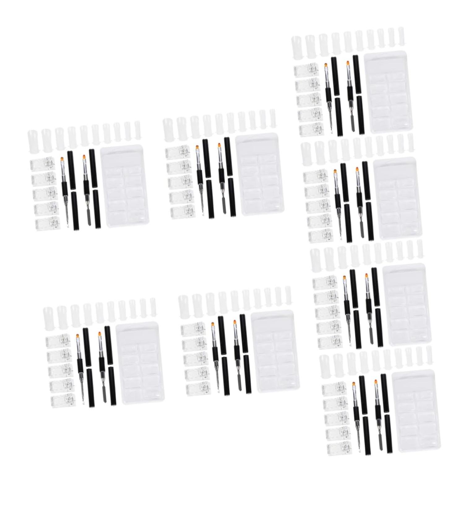 Beavorty 8 Sets Nail Extension Set Plastic Doll Heads Nail Extension Tip Manicure Tools DIY Tools Nails Tools Nail Tech Accessories Nail Art Tool Nails Kits Patch Aluminum Alloy Clip - Buy Online on GoSupps.com