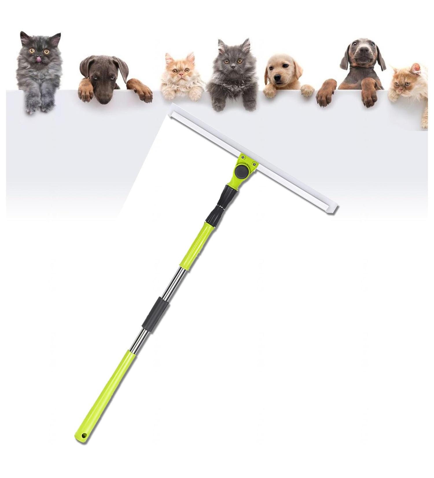 Silicone Broom with 51 Long Handle Silicone Brooms for Floor Cleaning Silicone Brooms for Floor Cleaning for Smooth Floors Rugs Windows - Buy Online on GoSupps.com