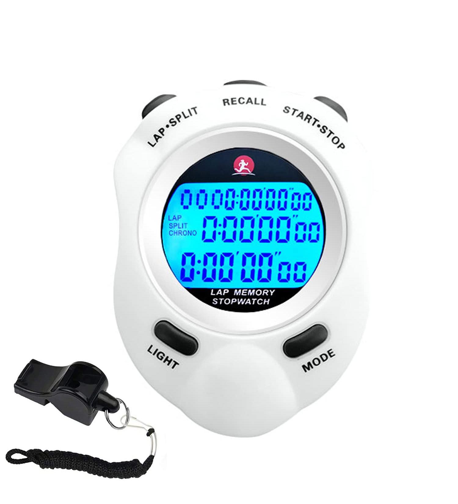 Rolilink Waterproof Sports Stopwatch Timer - 10 Lap With Backlight - Buy Online on GoSupps.com