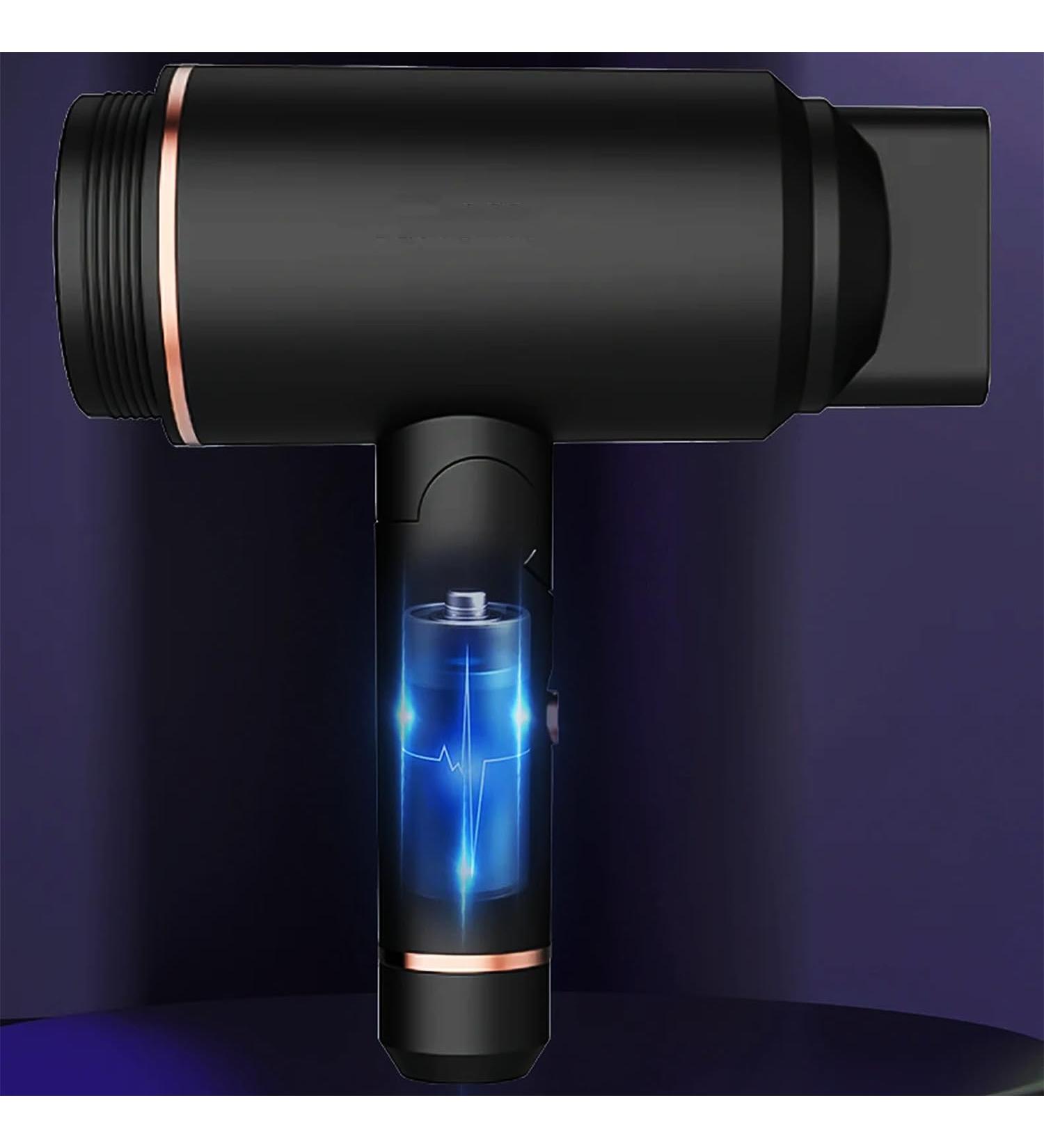 WTTTTW Cordless Hair Dryer Folding Rechargeable Cordless Hair Dryer w/Hot & Cold Air 5000mAh Portable Travel Blowdryer for School Pet Care Hairdressing Oil Painting Drying Tools - Buy Online on GoSupps.com