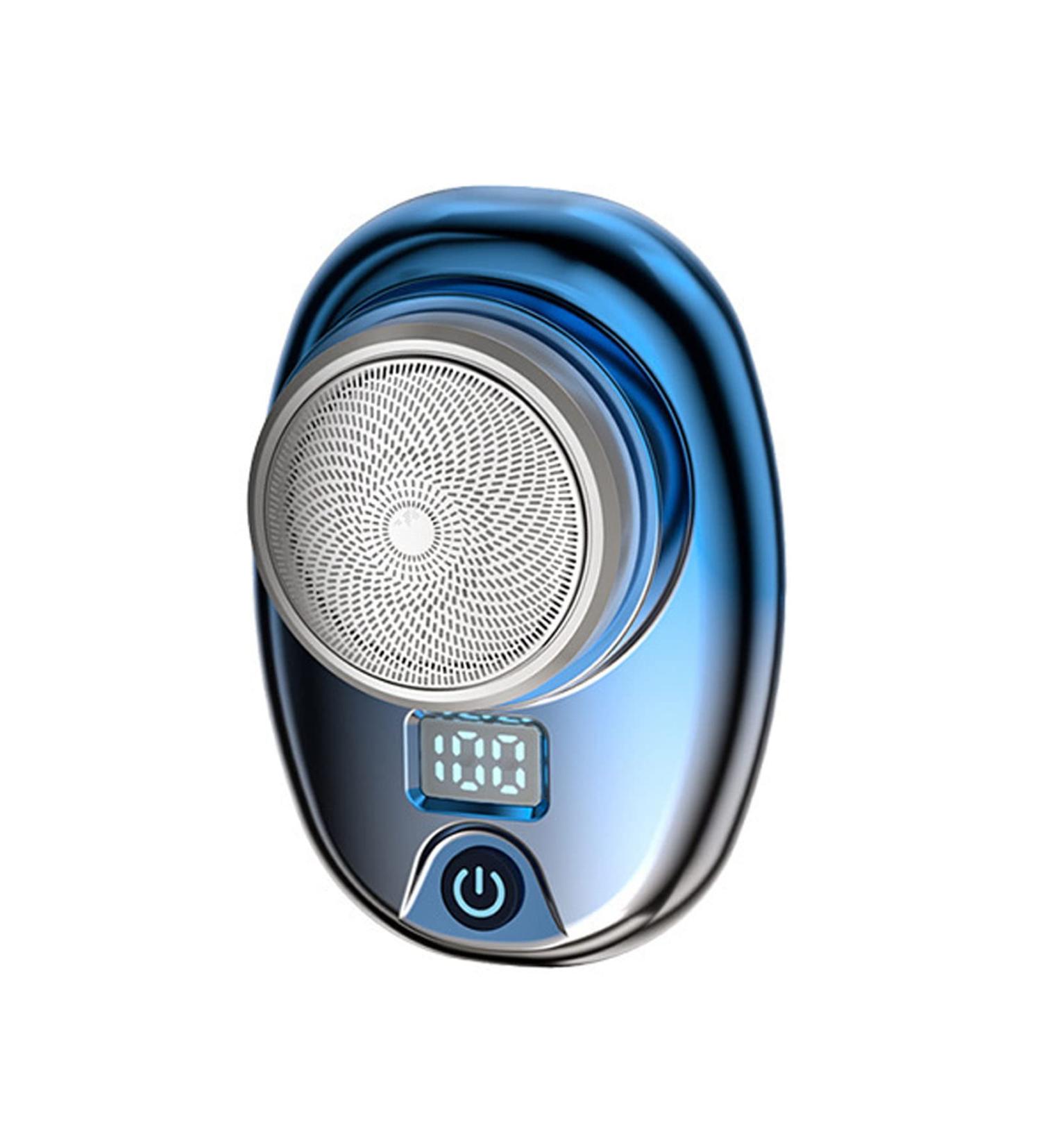 Gradient Space Stone Gradient Mini Shaver Upgrade Mini Electric Shaver Portable Electric Shaver for Men Women Travel Pocket Size Washable Electric Razor with LED Power Display (Gradient Blue) - Buy Online on GoSupps.com