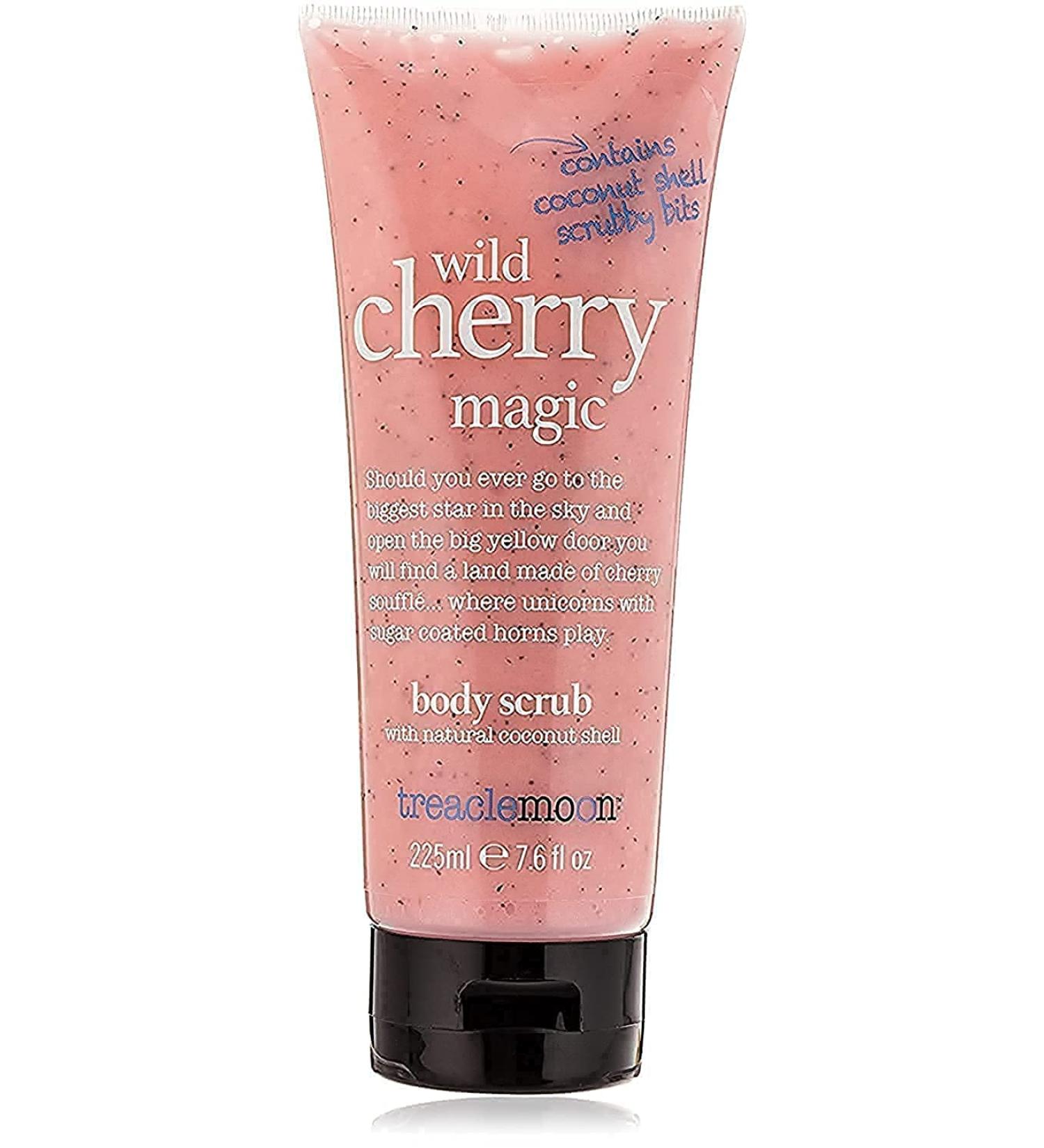 Treaclemoon Wild Cherry Magic Body Scrub 225ml | UK Version | Exfoliating & Nourishing Skin Care - Buy Online on GoSupps.com