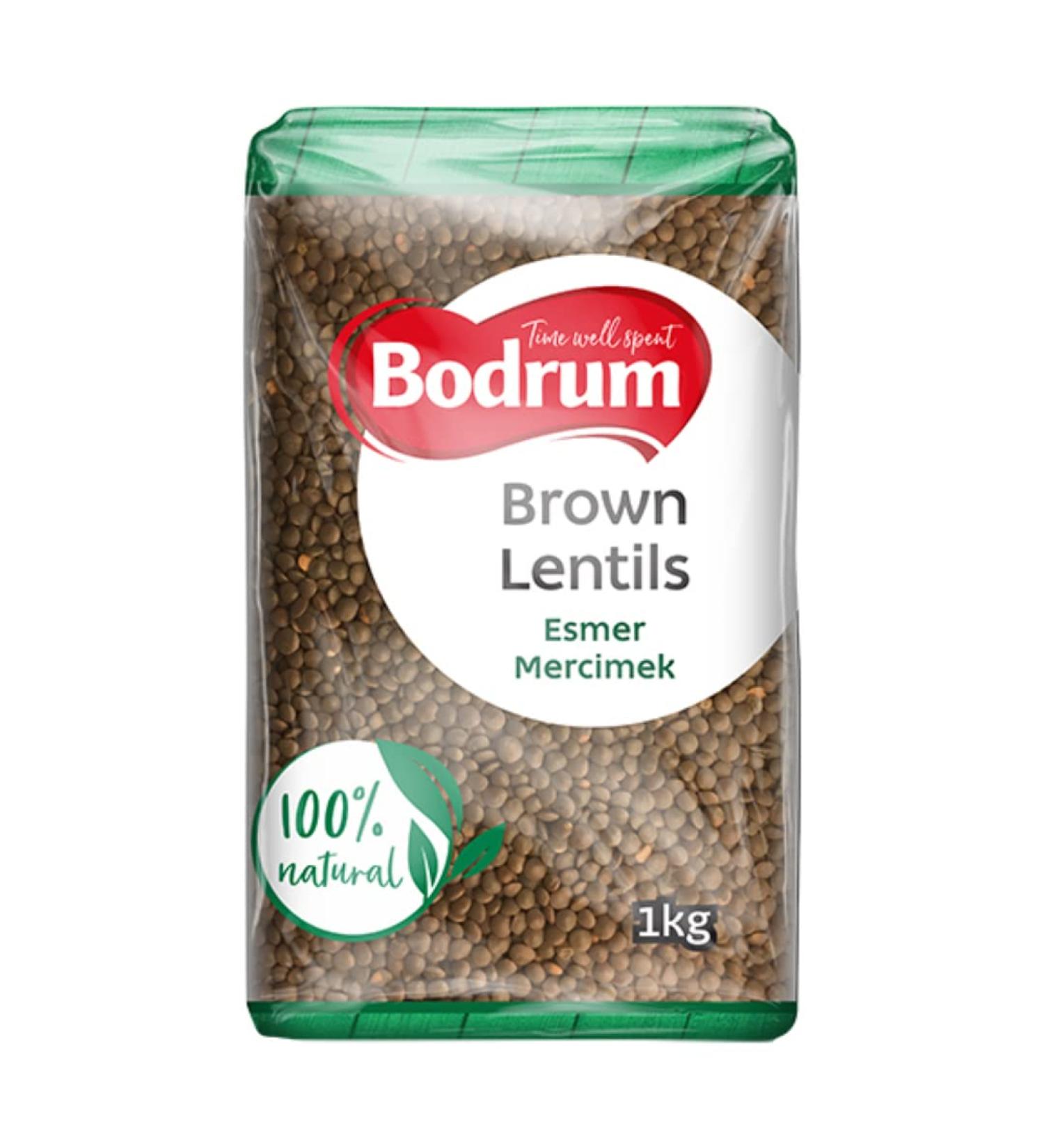Bodrum Brown Lentils (Masoor) 1kg x 10 pack