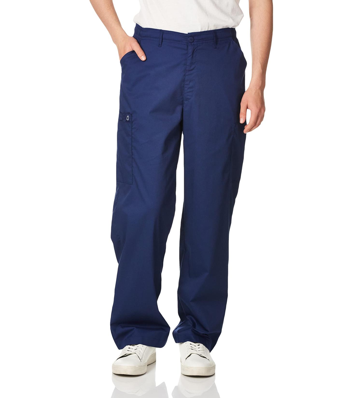 WonderWink Men's Big & Tall Plus Size Wonderwork Cargo Pant 4XL Navy - Buy Online on GoSupps.com