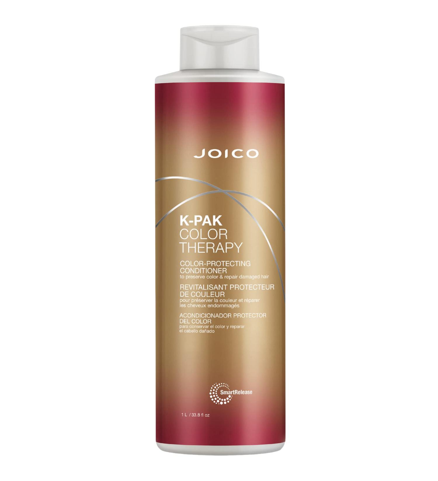 Joico K-PAK Color Therapy Conditioner | Color-Protecting | For Color-Treated Hair | 33.8 oz | With Keratin & Argan Oil - Buy Online on GoSupps.com