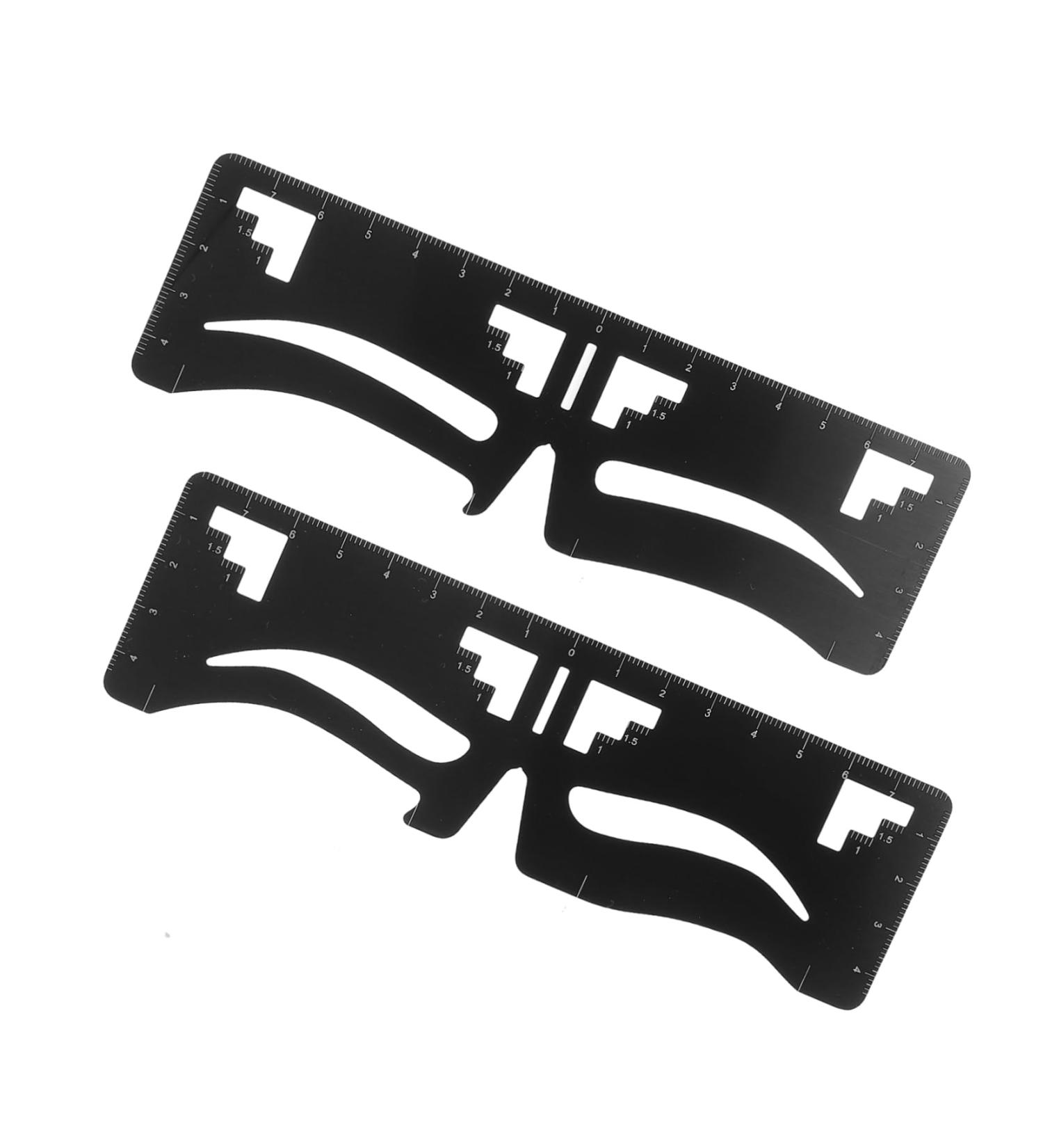 Didiseaon 8 Pcs Eyebrow Ruler Brow Stencil Ruler Mini Makeup Tools Eyebrow Shaper Supply Eyebrow Card Balance - Buy Online on GoSupps.com