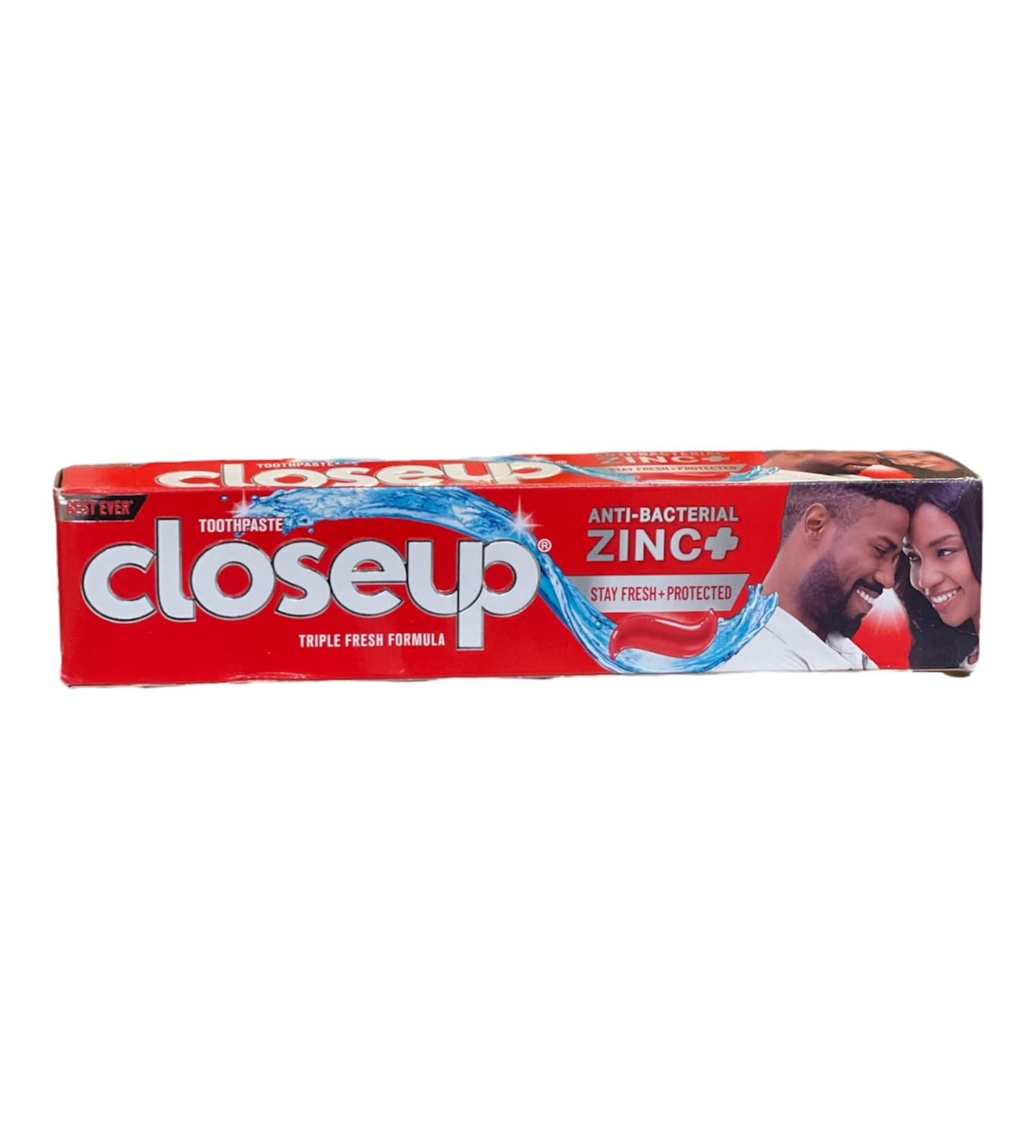 Close Up Toothpaste Triple Fresh Formula Zinc Plus