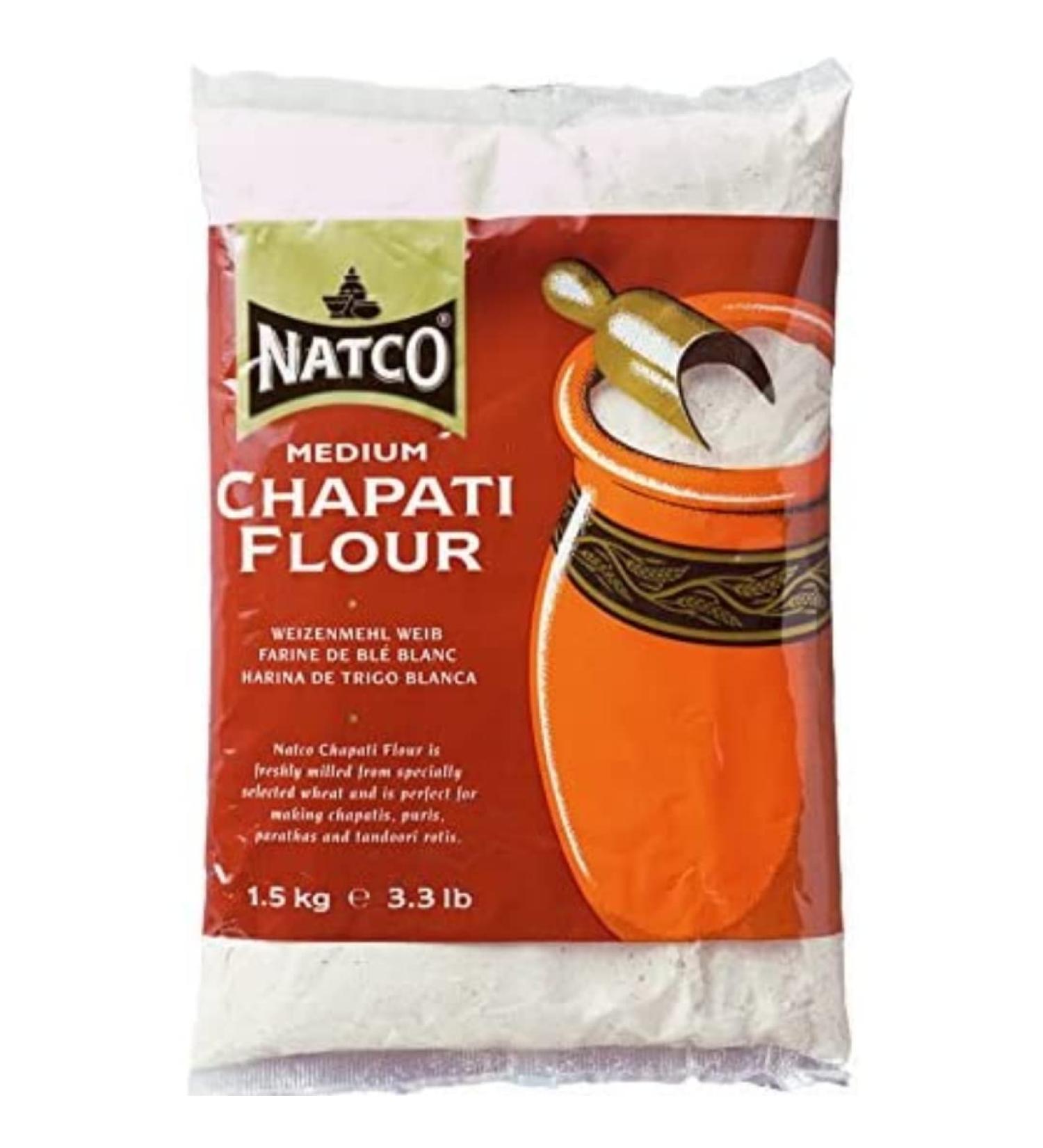Natco Chapati Flour Medium 6 x 1.5kg