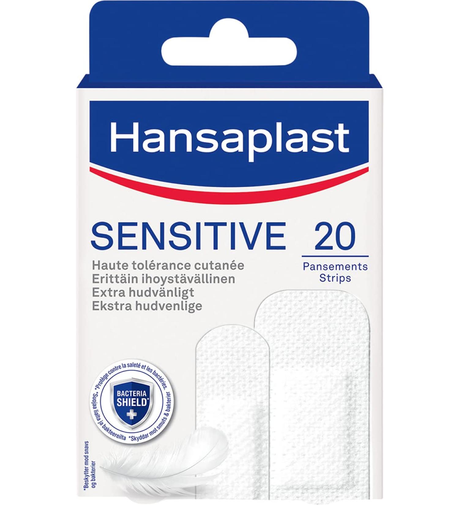 Buy Hansaplast Sensitive Plasters - Pack of 20 (2 Sizes) for International Shipping | Fast & Reliable eCommerce - Buy Online on GoSupps.com