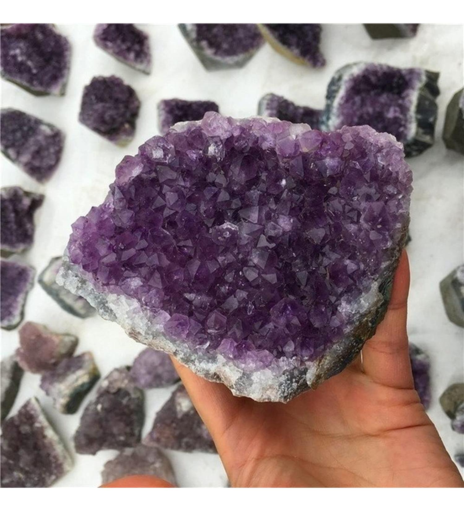 300g Natural Amethyst Purple Quartz Amethyst Specimen (Size : 300g) Raw Stones and Minerals (Size : 300g) Home Goods (Size : 300g) - Buy Online on GoSupps.com
