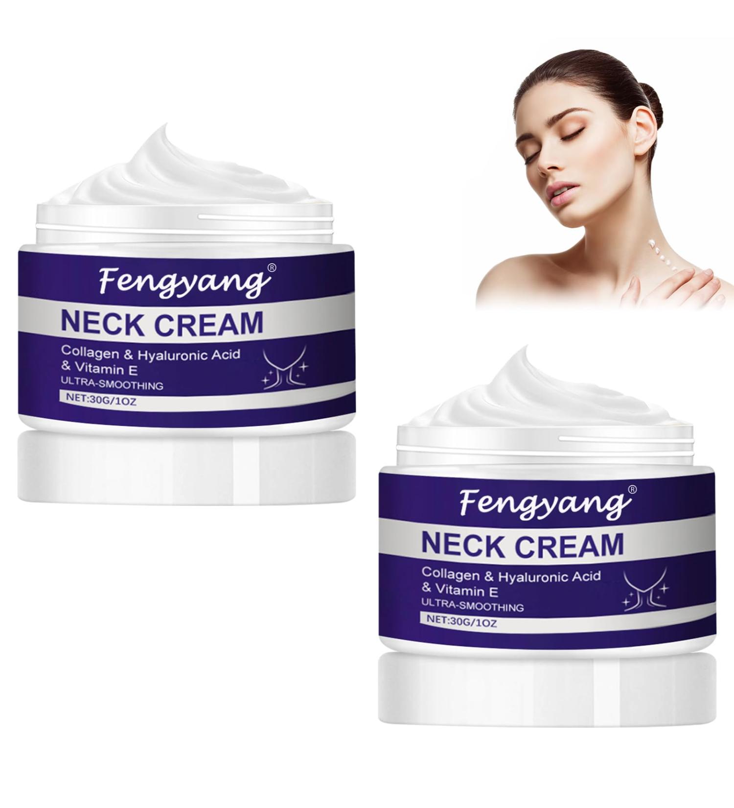 Fengyang 2Pcs Neck Cream Neck Firming Cream Neck Firming Cream Neck Moisturizing Cream for Firmer and Wrinkle-Free Neck - Buy Online on GoSupps.com