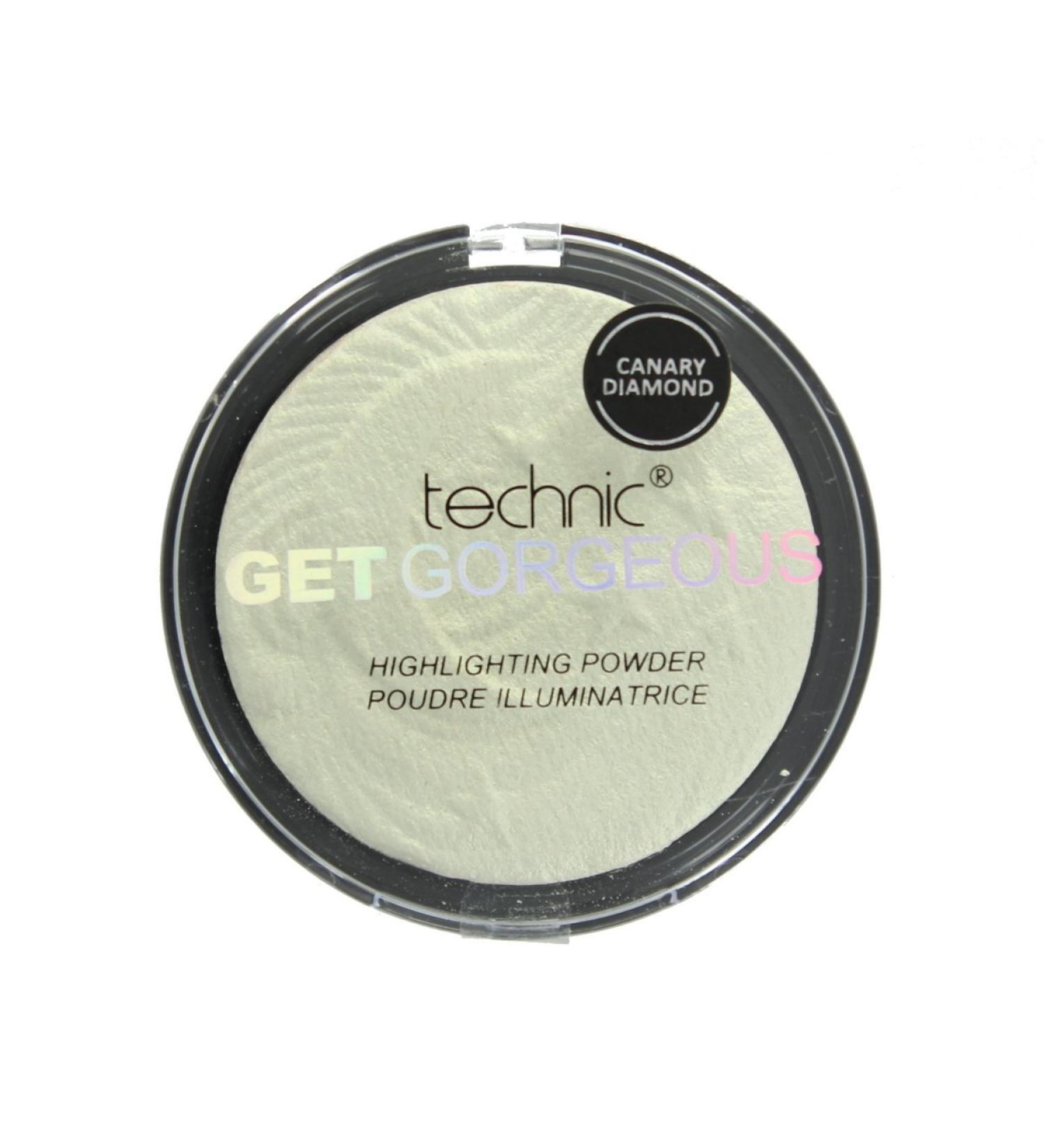 Technic Get Gorgeous Highlighting Pressed Powder Highlighter 12g - Canary Diamond