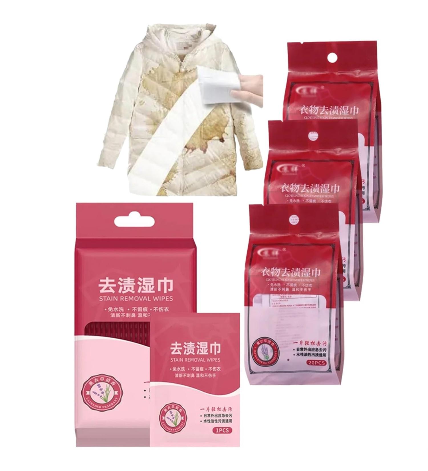 3 packs Stain Removal Wet Wipes Instant Mini Stain Remover Wipes Emergency Stain Rescue Stain Remover For Clothes Fabric Carpet (Color : Blue) - Buy Online on GoSupps.com