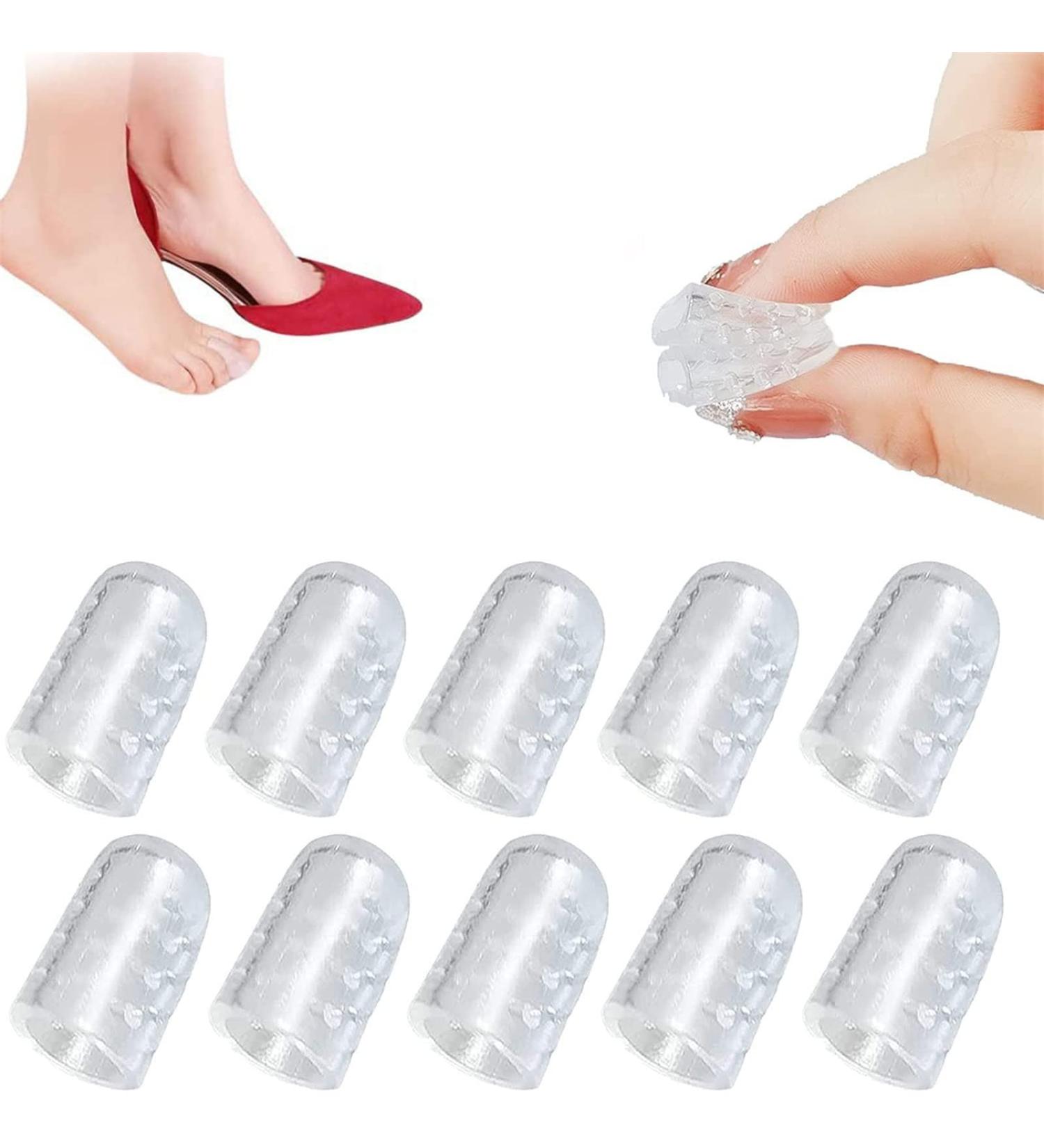 Clear Silicone Anti-Friction Toe Protector - Breathable Toe Covers (10 PCS) - Buy Online on GoSupps.com