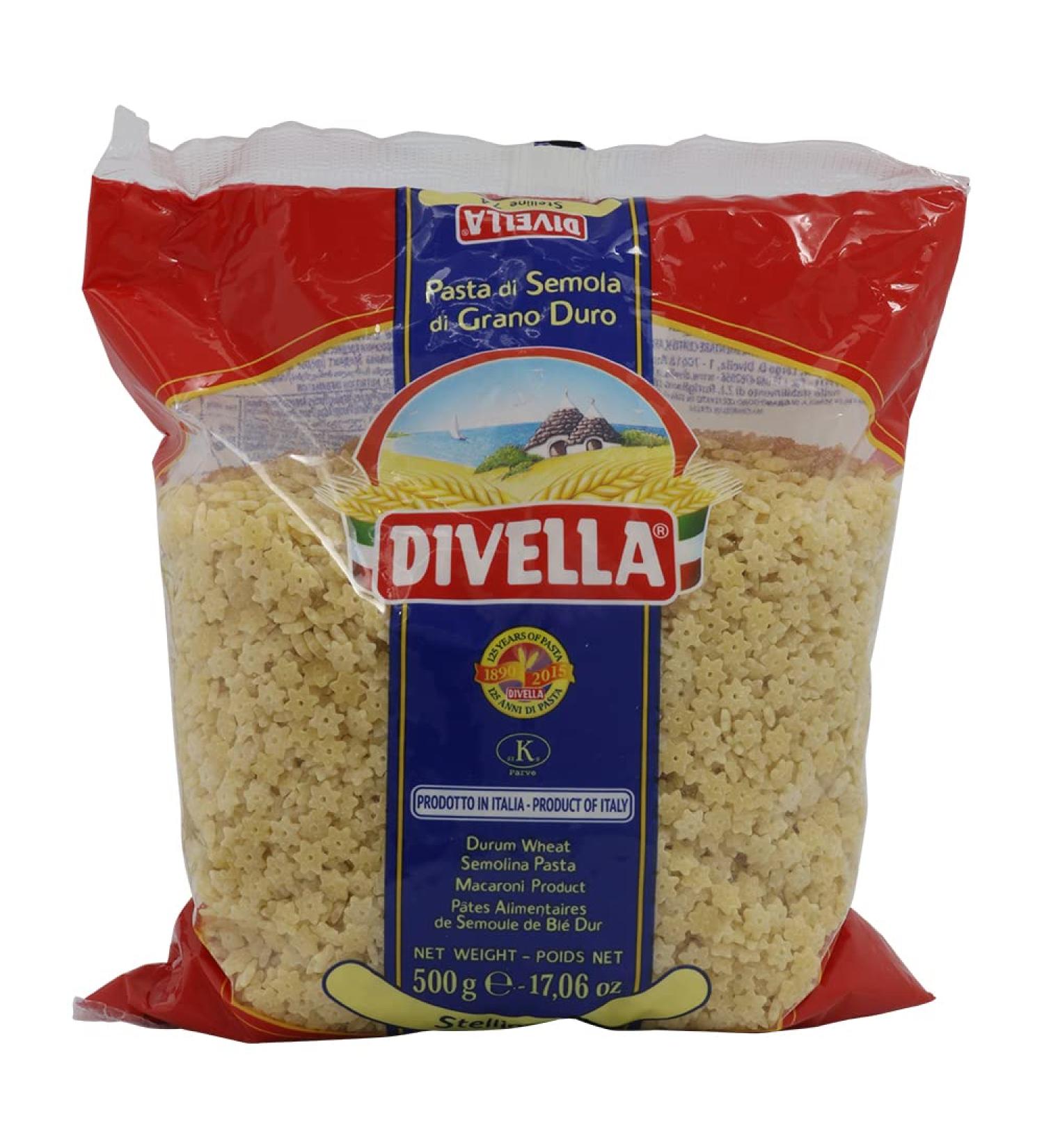  Italian Gourmet E.R. Divella Stelline N. 74 Durum Wheat Semolina Pasta 500 g + Italian Gourmet Pomodoro Pulp Box 400 g - Buy Online on GoSupps.com