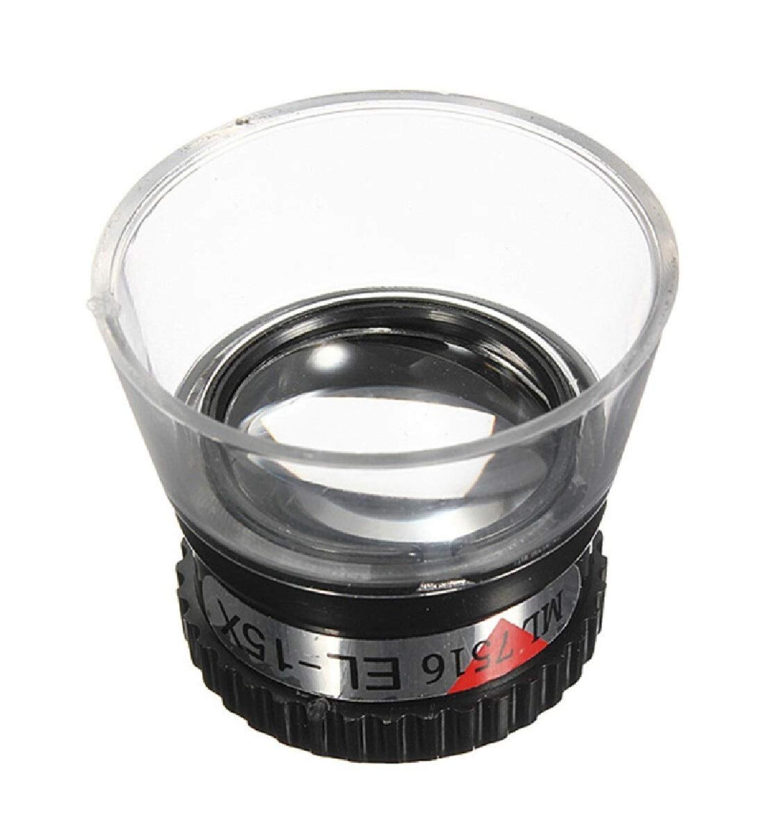 Magnifying Jeweler Watch Magnifier Tool Portable 15X Monocular Magnifying Glass Loupe Lens Eye Magnifier Len Repair Kit Tool Made in China - Buy Online on GoSupps.com