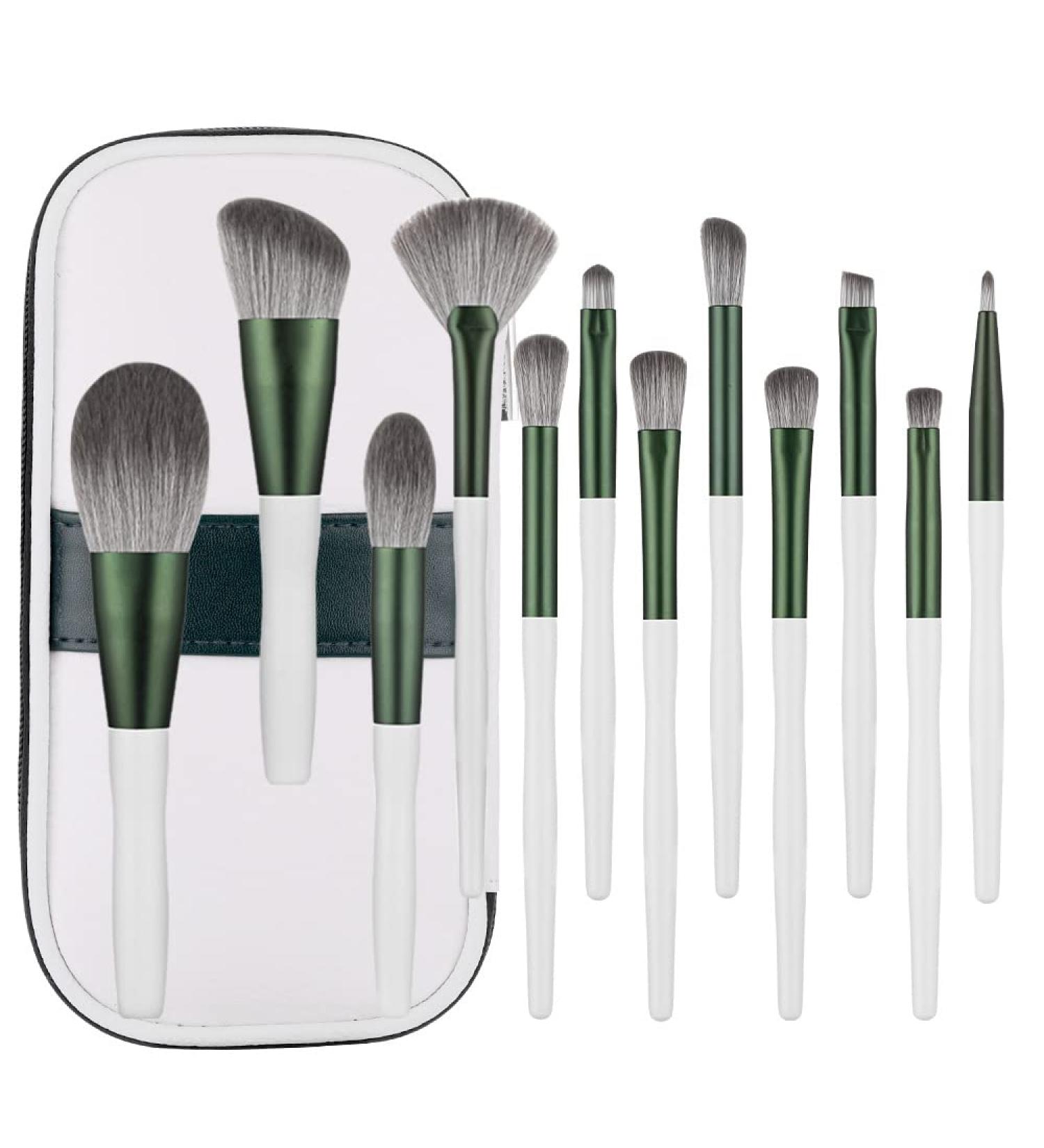 12-Piece High-Quality Makeup Brush Set with Synthetic Bristles & Case | Perfect for Beginners & Makeup Artists - Buy Online on GoSupps.com