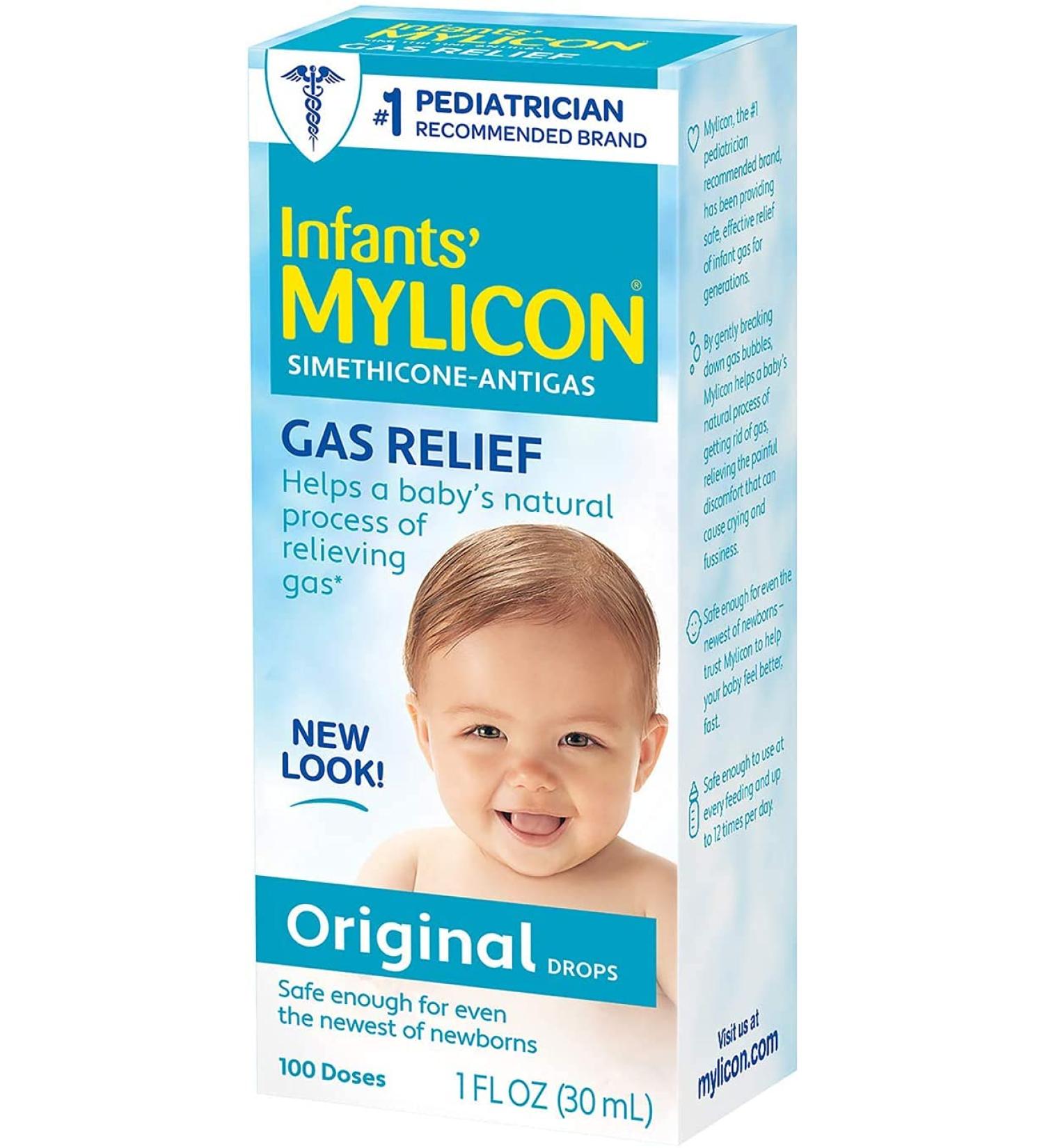 Mylicon Gas Relief Drops for Infants - Original Formula 1 fl oz - Buy Online on GoSupps.com