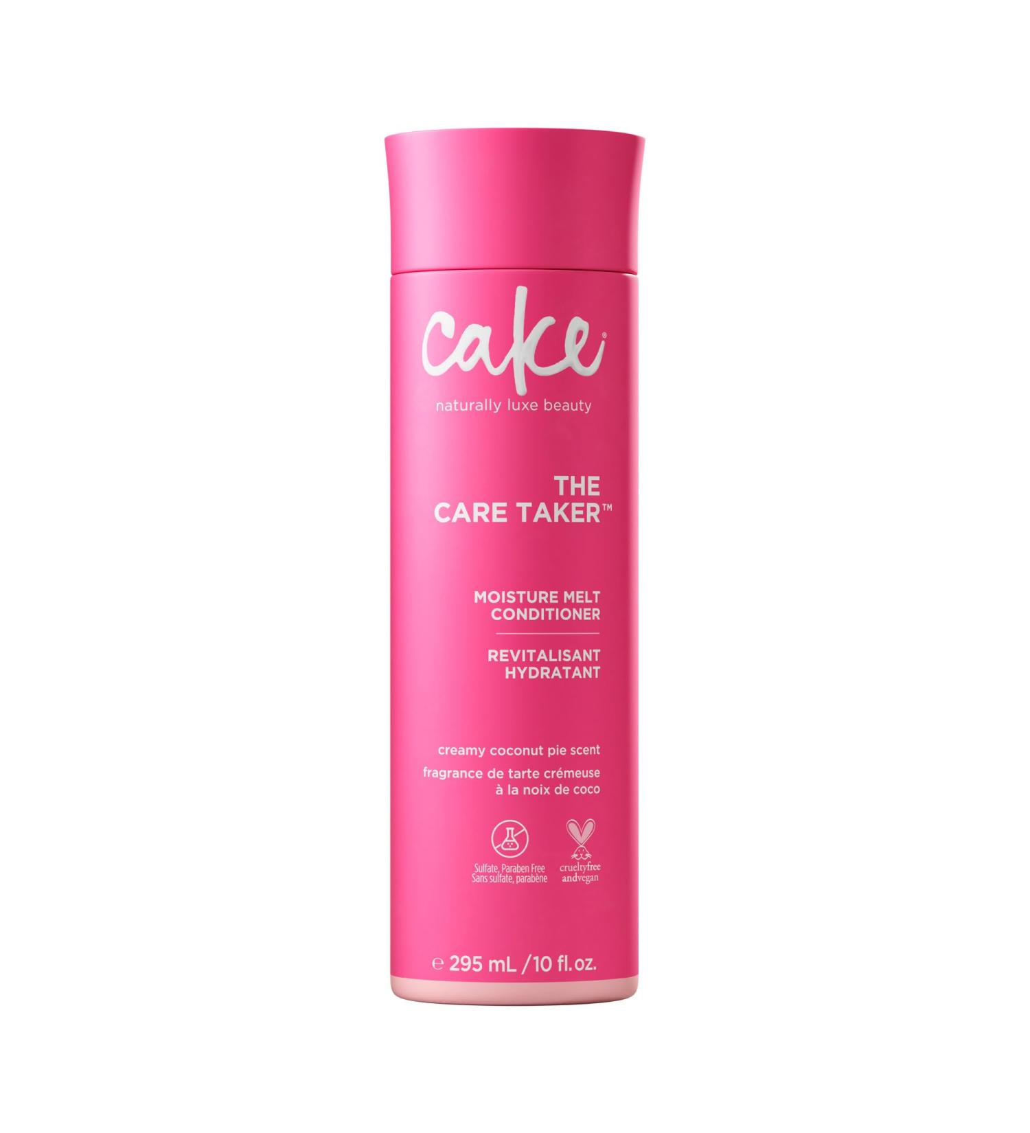Cake Beauty Moisturizing Conditioner - Hydrating Care Taker with Coconut Water Hyaluronic Acid & Shea Butter - For All Hair Types - 296 ml - Buy Online on GoSupps.com