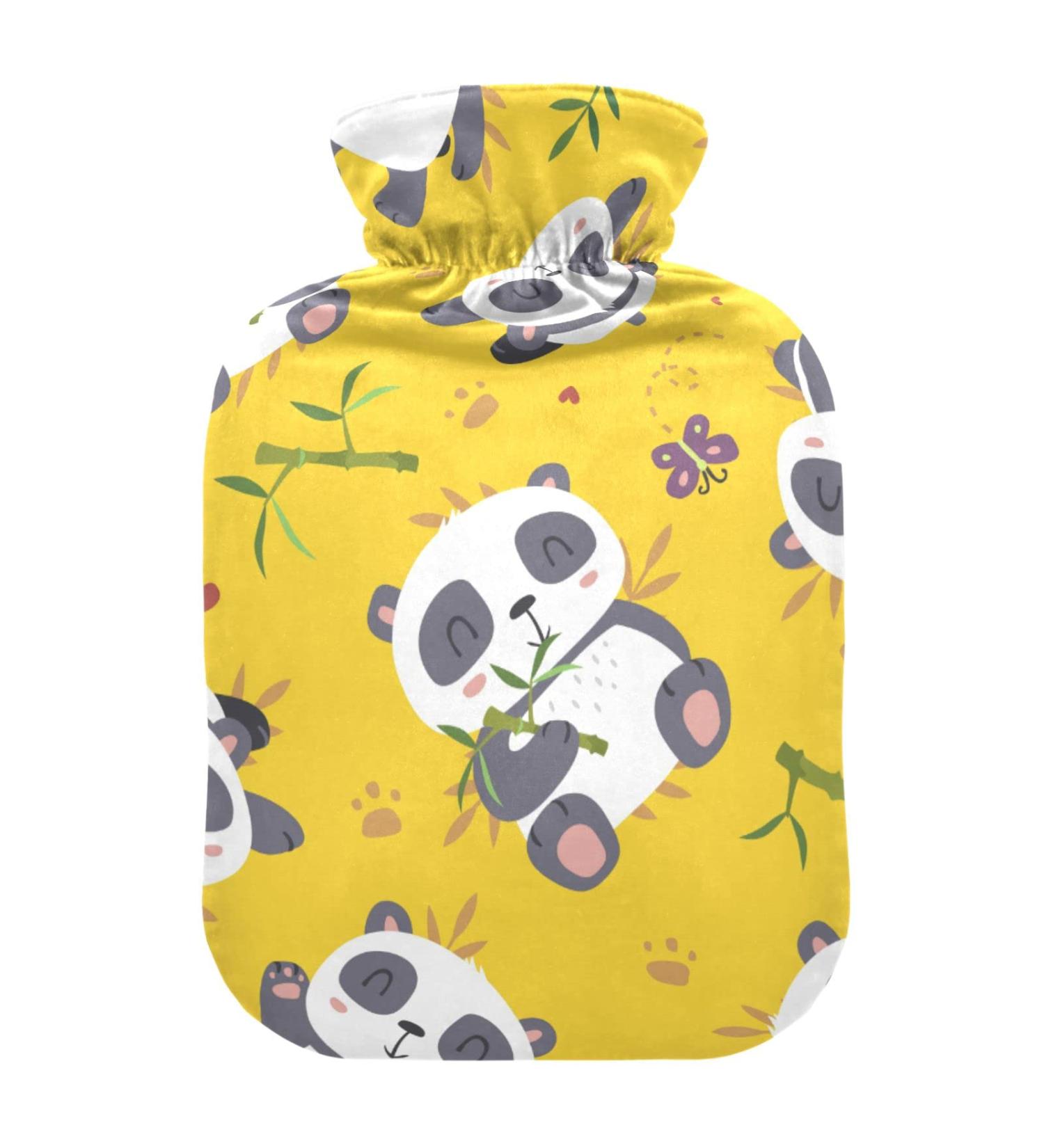 Shop Cute Panda Hot Water Bottle with Cover - 2L Pain Relief & Warm Hands - International Shipping Available - Buy Online on GoSupps.com