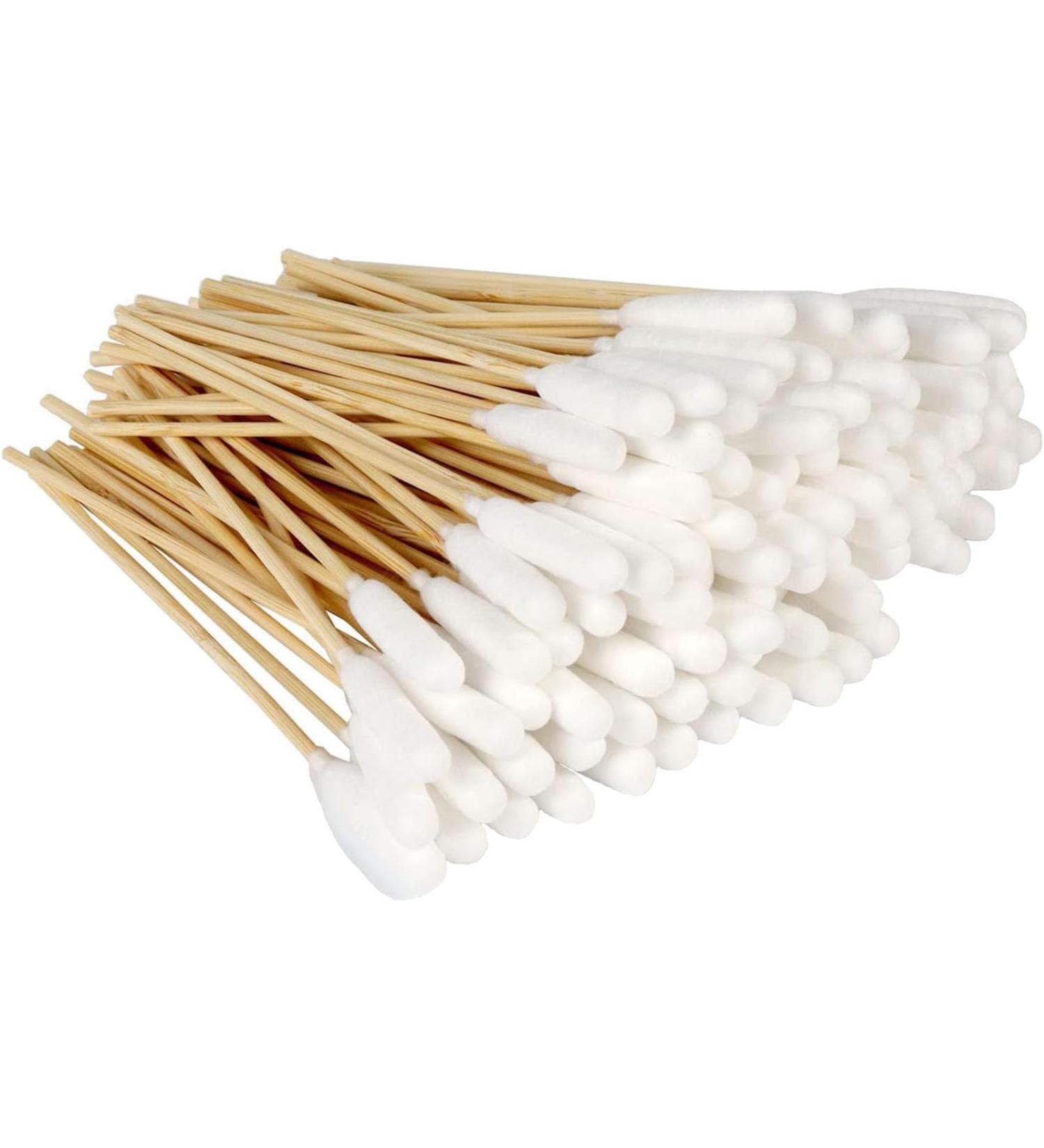 CEZKFH 300 Pack Cotton Swabs for Dogs & Cats - Long 15cm Pet Ear Cleaning Sticks - Ideal for Ear Care & Hygiene - Buy Online on GoSupps.com