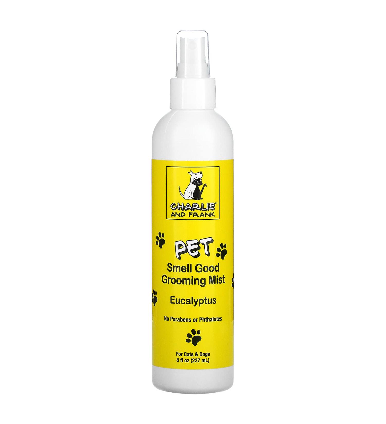 Charlie & Frank Pet Smell Good Eucalyptus Grooming Mist - 8 fl oz (237 ml) - Buy Online on GoSupps.com