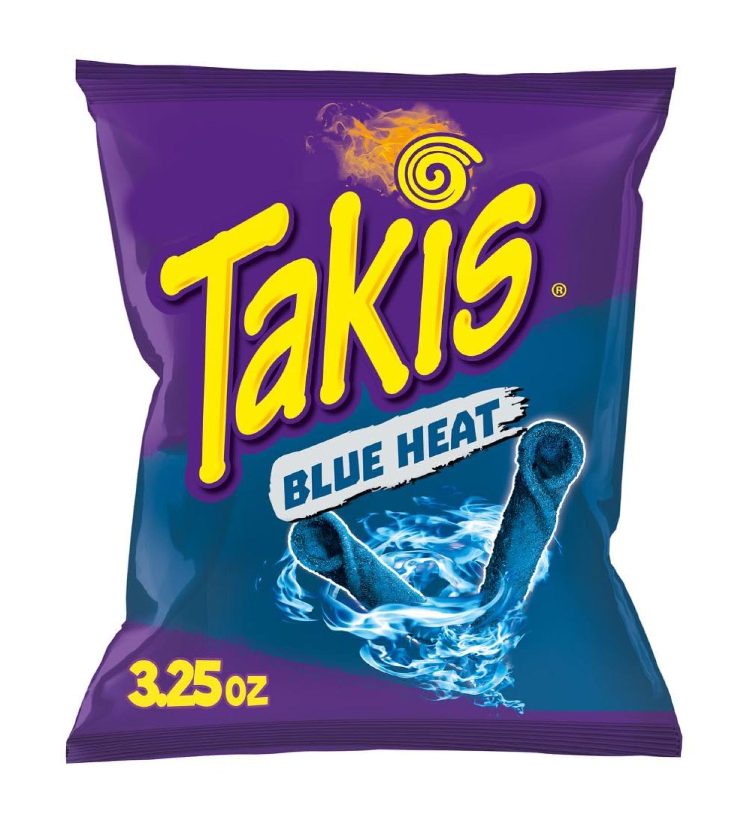 Takis Blue Heat 3.25oz (92.3g) Hot Chilli Pepper Tortilla Chips American USA Import - Buy Online on GoSupps.com