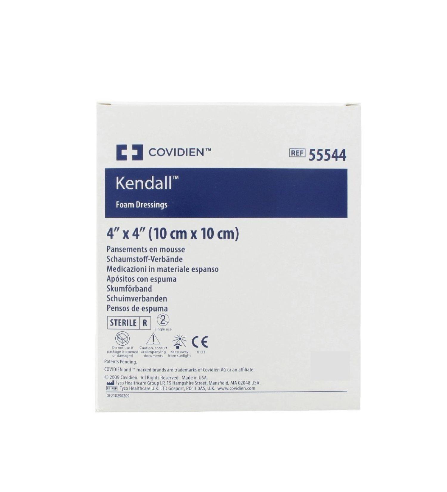 Kendall Copa Hydrophilic Foam Dressing 4"X4" Nonadhesive - Model 55544 1 Each