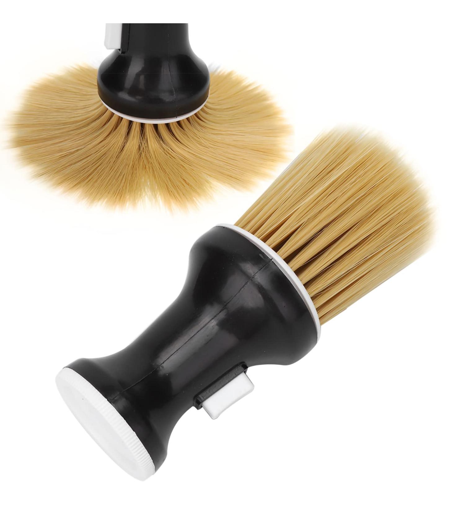 Neck Duster Brush Soft Hair Neck Duster Hairdressing Powder Storage Styling Dust Cleaning Brush Barber Neck Hair Duster Brush Hair Cutting Neck Duster for Barber Hair Cutting Black - Buy Online on GoSupps.com