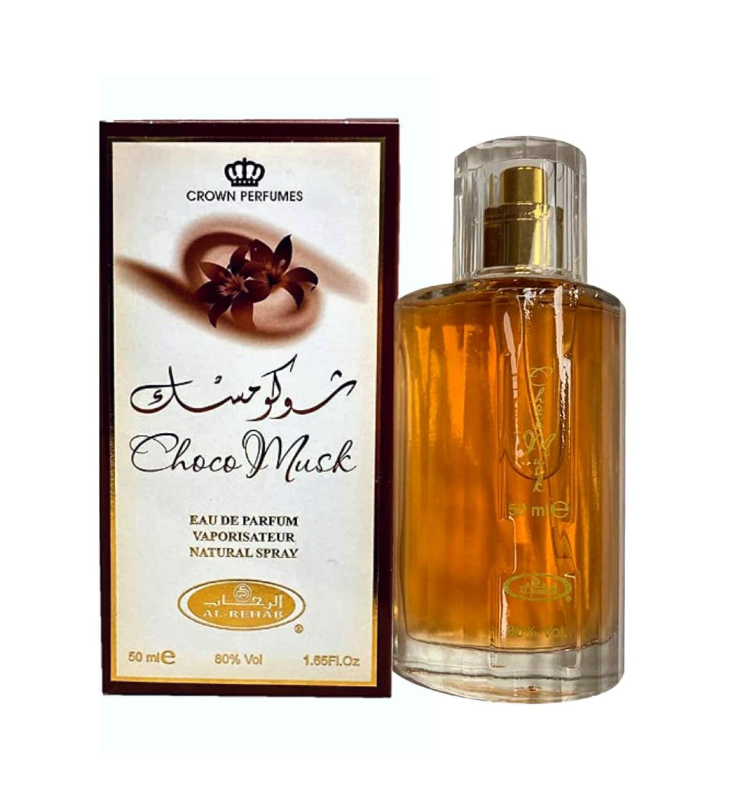 Choco Musk - Eau De Perfume Natural Spray - 50 ml (1.65 fl. oz) by Al-Rehab - 3 pack - Buy Online on GoSupps.com