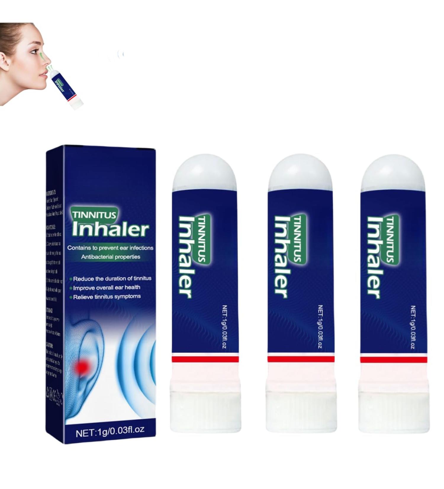 GeRRiT Echo Ease Tinnitus Inhaler Tinnitus Relief Device Tinnitus Relief Device to Relieve Ear discomfort 3pcs - Buy Online on GoSupps.com