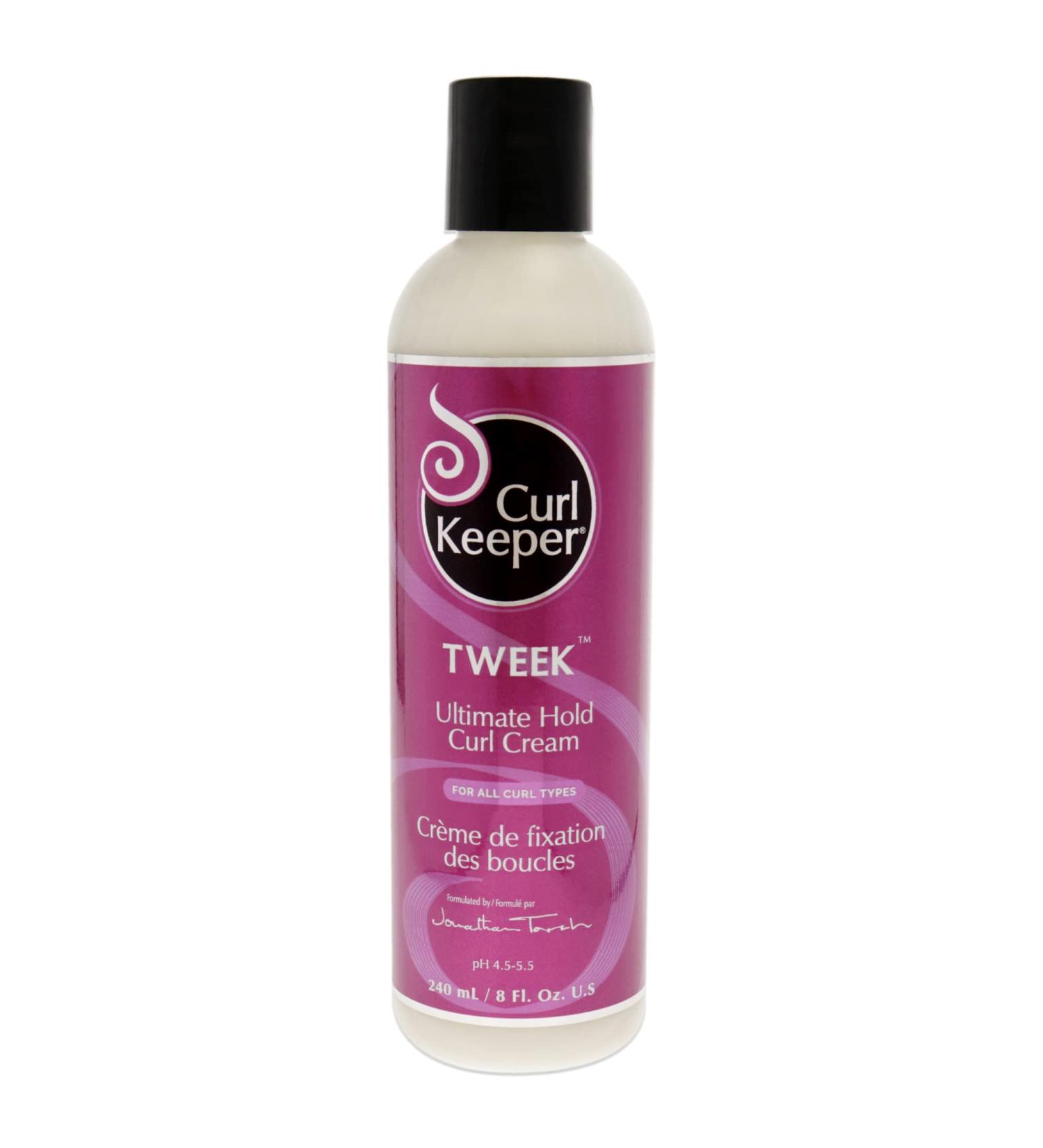 Curl Keeper Tweek - Hairspray In a Cream Form To Fine Tune Your Curly Hairstyles   8 oz