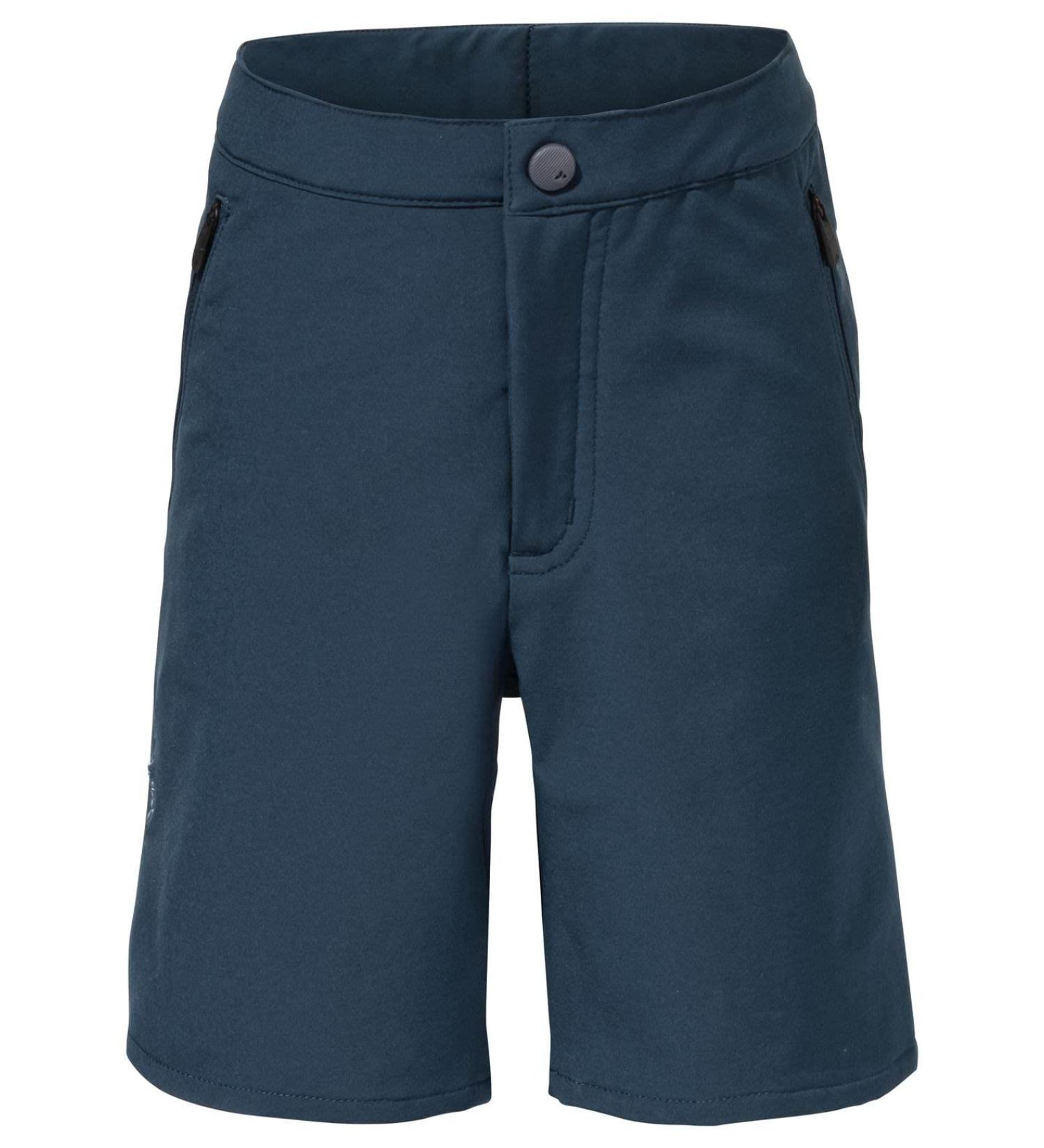 VAUDE Unisex Children's Badile Shorts 116 - Dark Sea | Kids Outdoor Pants for Active Play | International Shipping Available - Buy Online on GoSupps.com
