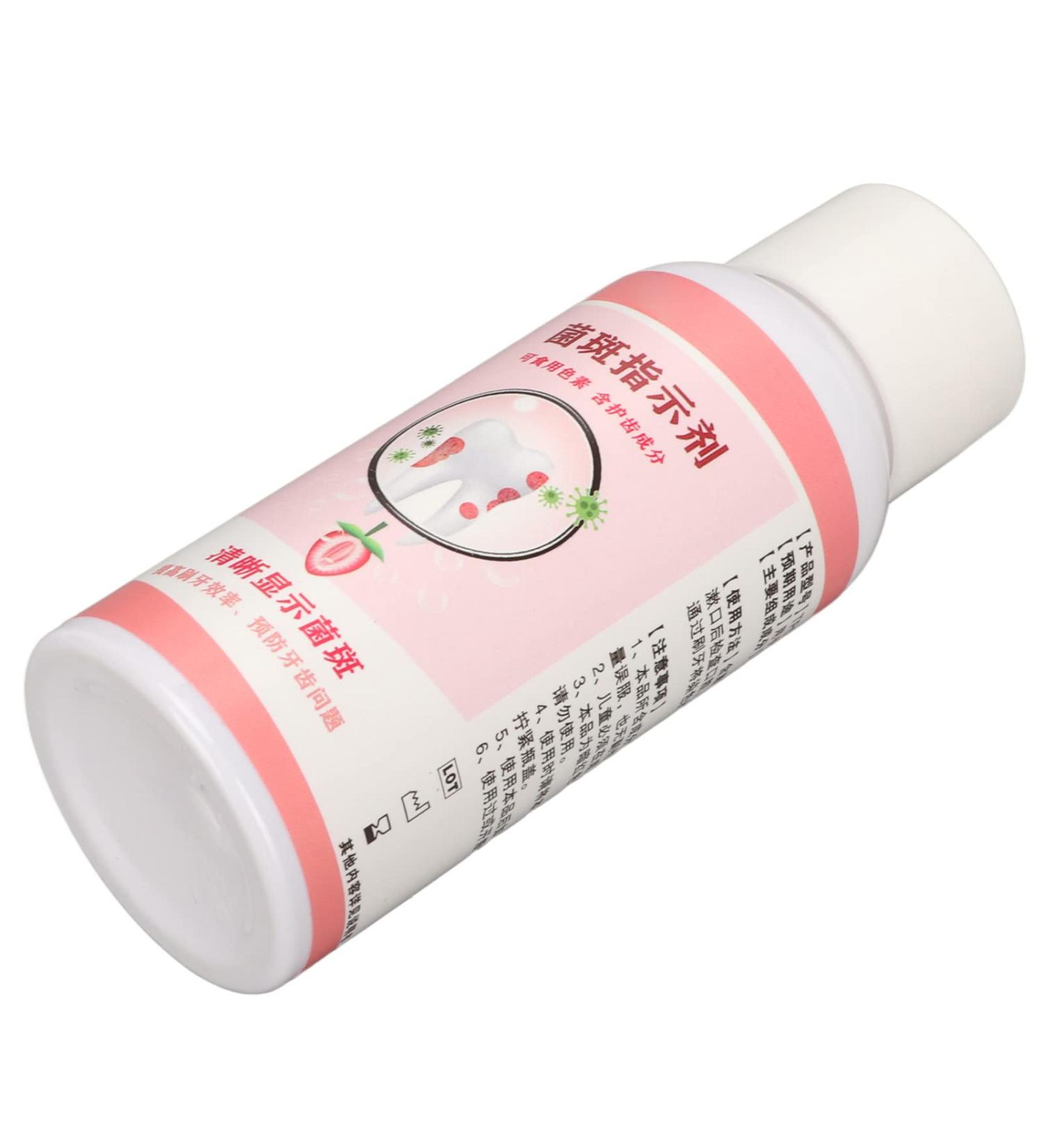 Verdant Touch Plaque Disclosing Agent - 60ml Dental Indicator Liquid with Measuring Cup | Coral Tartar Test for Teeth Care - Buy Online on GoSupps.com