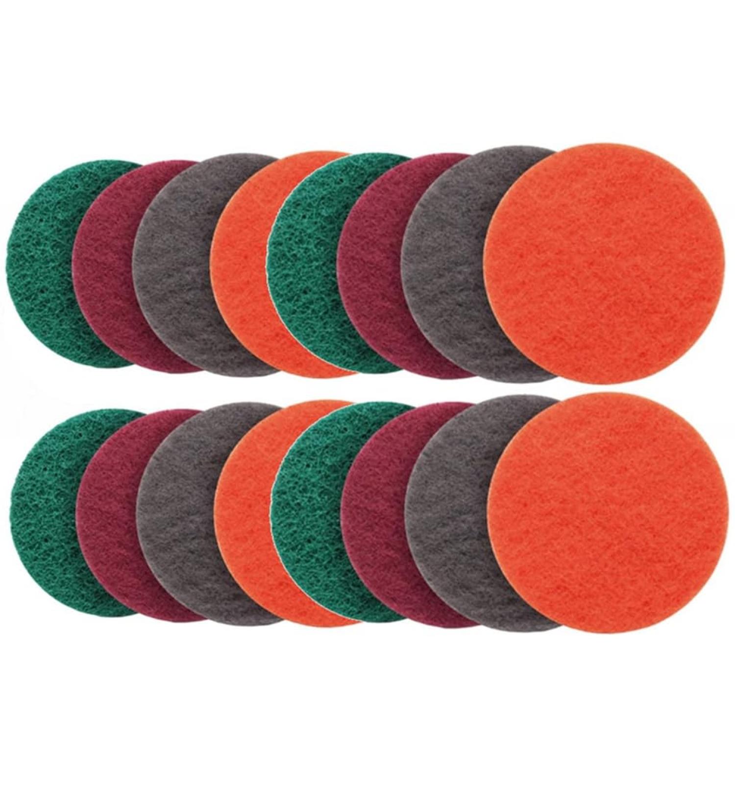 Srutueo 16Pcs Polishing Pads 5inch for Wood Stainless Steel Furniture Grit 180 400 800 1500 - Buy Online on GoSupps.com