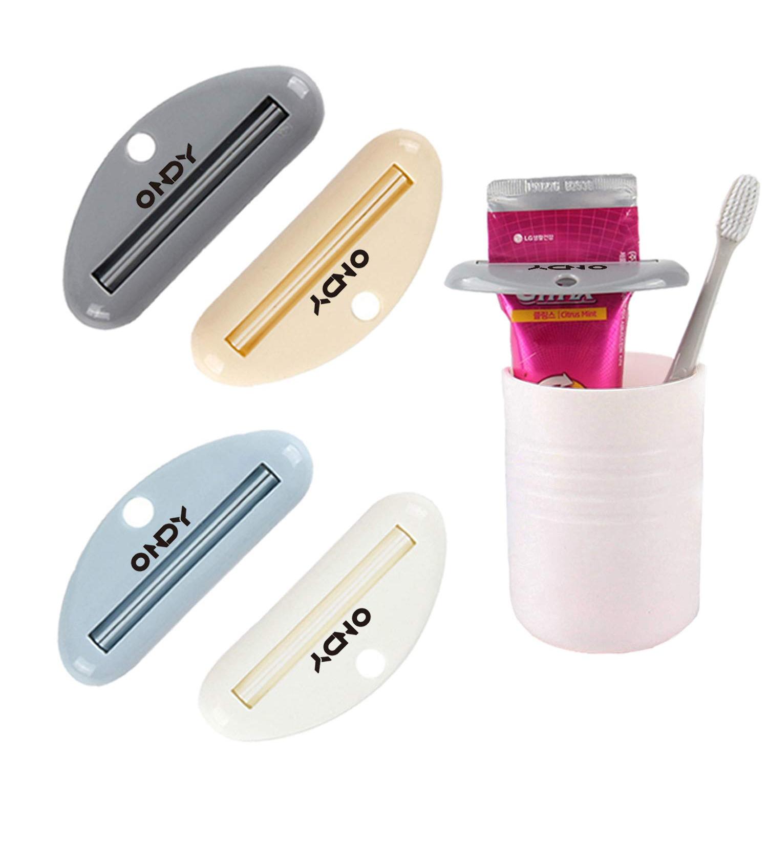 4 Pack Tube Squeezers for Toothpaste, Hand Cream, Polygel, Paint Tubes, Cosmetics - Buy Online on GoSupps.com