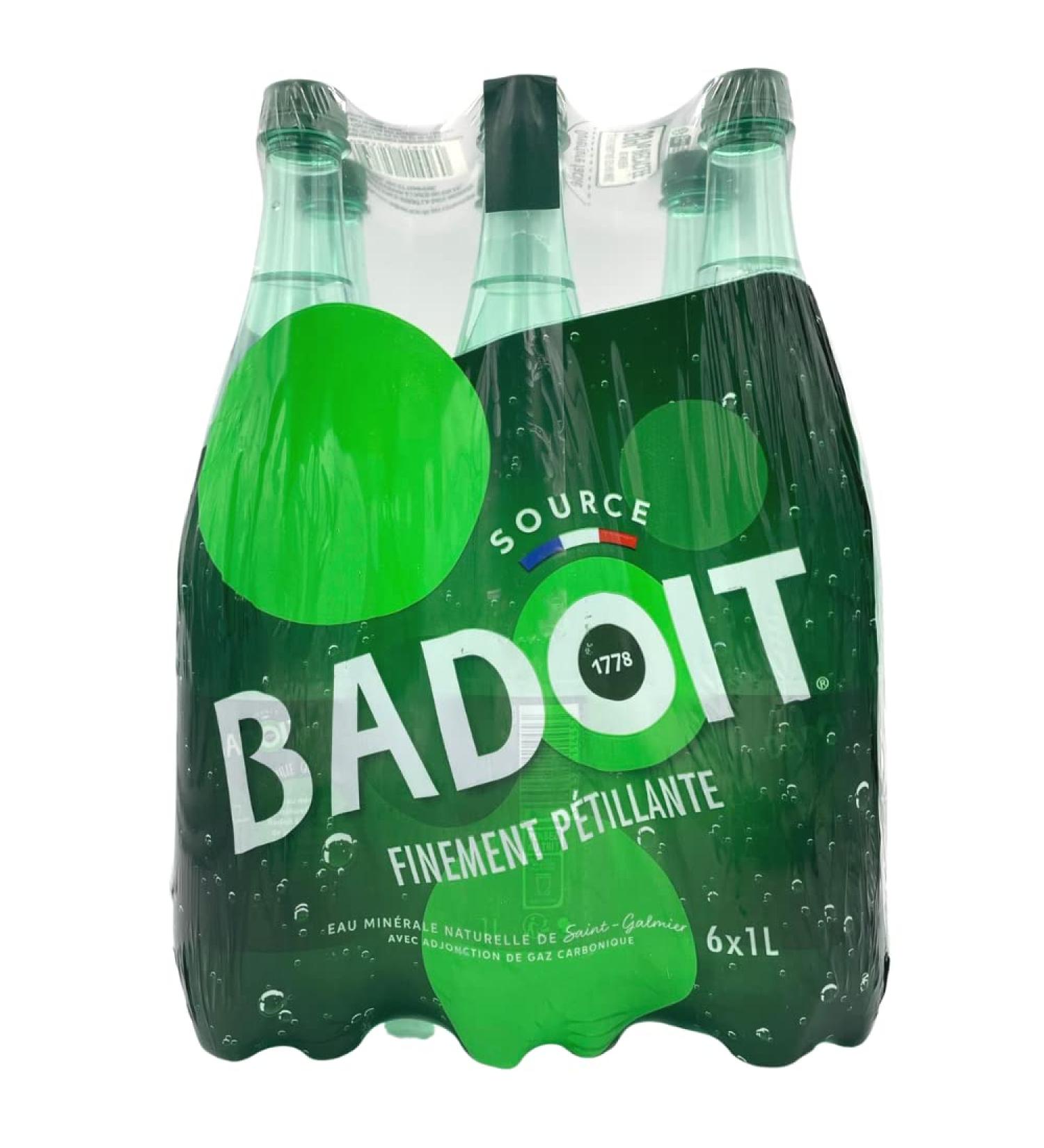 From France - Badoit - Eau min rale naturelle p tillante 1 litre - Lot de 6 - Buy Online on GoSupps.com