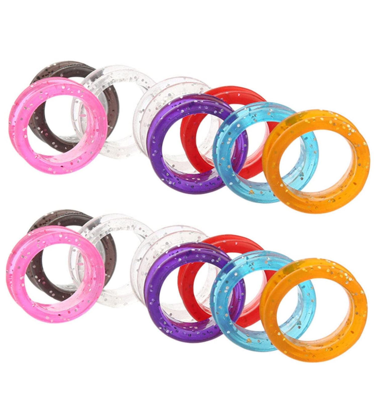 ADOCARN Dog Grooming Scissors Set - 20 Non-Slip Scissors with Silicone Finger Rings for Professional Pet Grooming - Buy Online on GoSupps.com