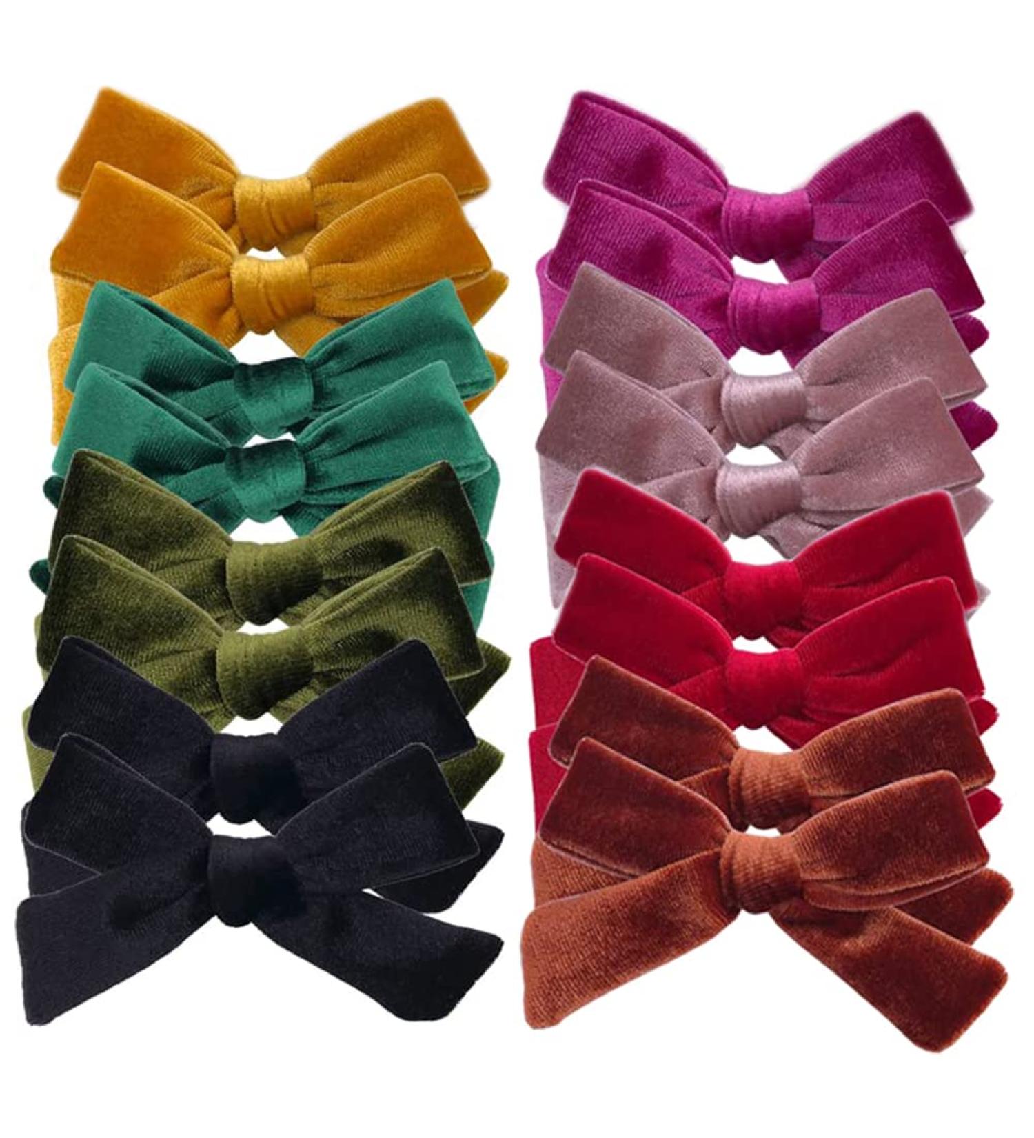 16 Pack Baby Girl Hair Loop Clips | Crocodile Clamp Hair Clips for Toddlers Children & Teens - Buy Online on GoSupps.com