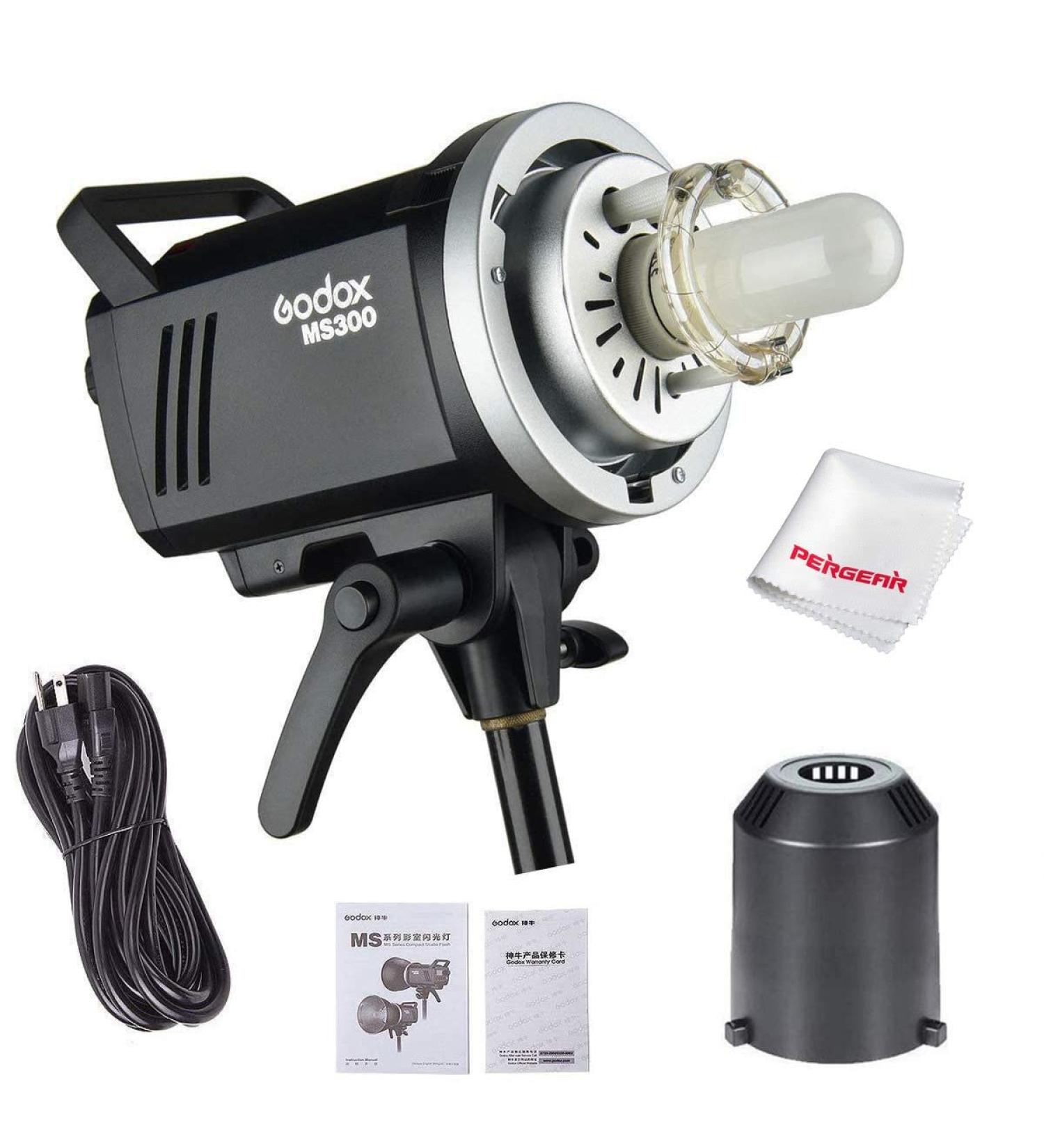 Godox MS300 Studio Strobe 300Ws Monolight with 2.4G Wireless System and 150W Modeling Lamp - Buy Online on GoSupps.com