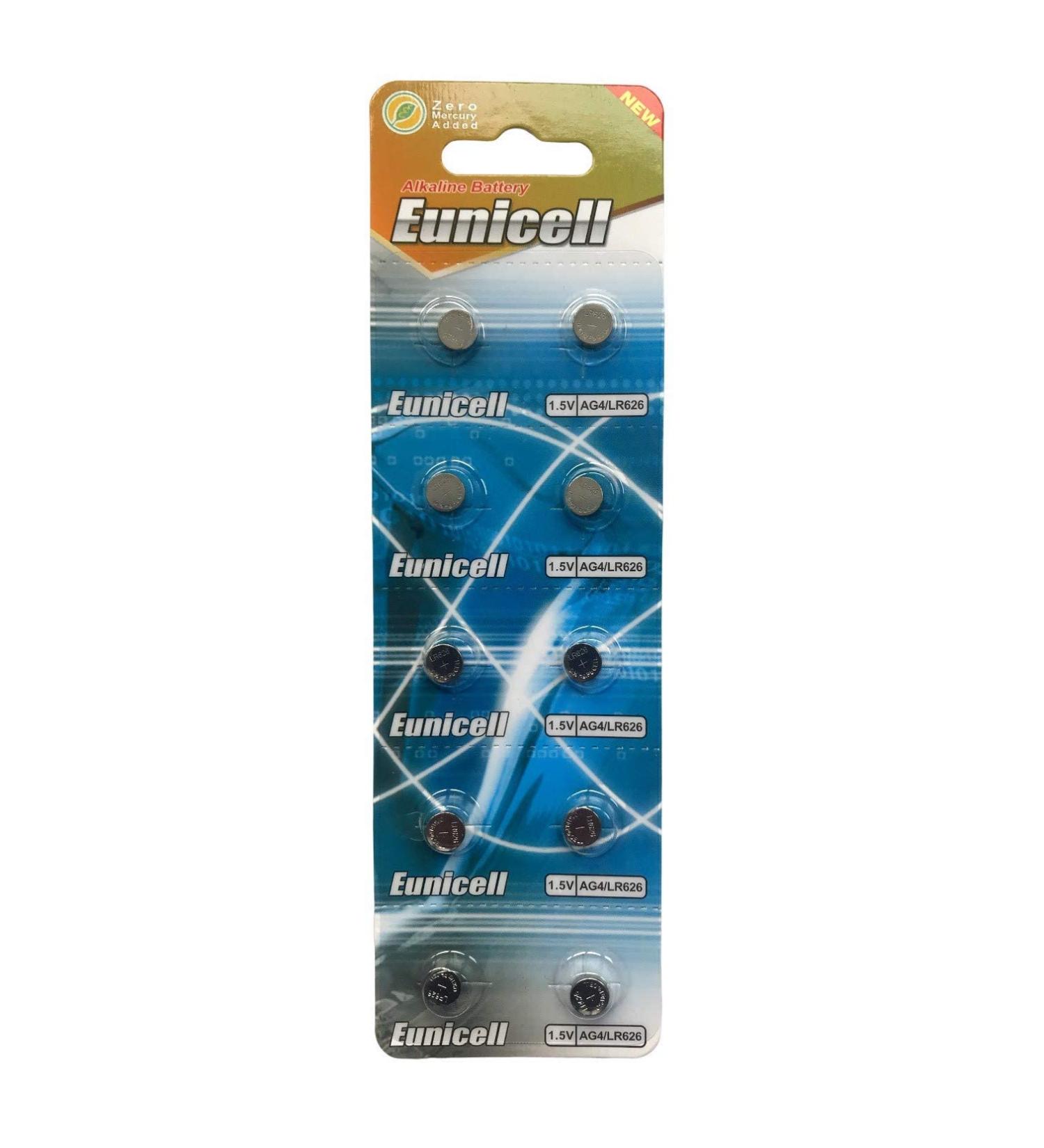 AG4/LR626/377/SR626/606 Watch Batteries - Pack of 20 | High Capacity Alkaline Cell Button Battery for Watches Calculators & Toys - Long Lasting Performance - Buy Online on GoSupps.com
