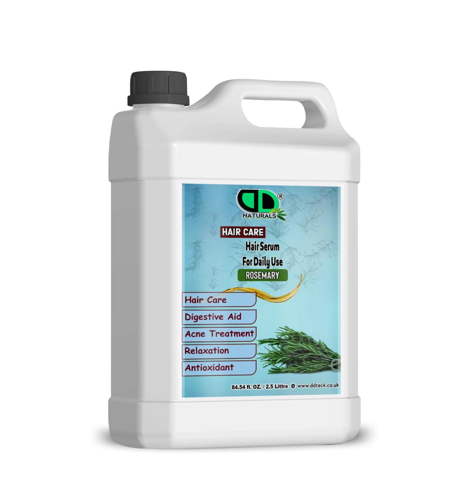 DD teck Hair serum for daily use with rosemary essential oil moisturizes the scalp and promotes hair growth adds shine and protects hair balances