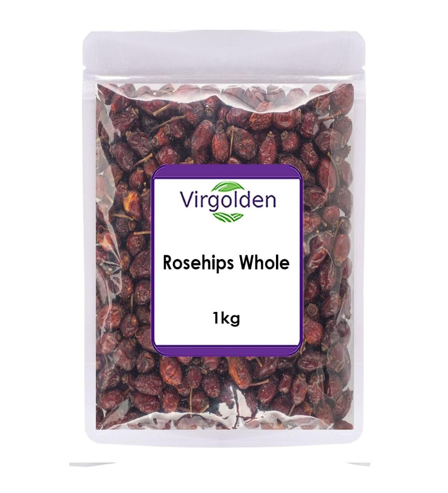 Rosehips Whole 1kg by Virgolden - Buy Online on GoSupps.com