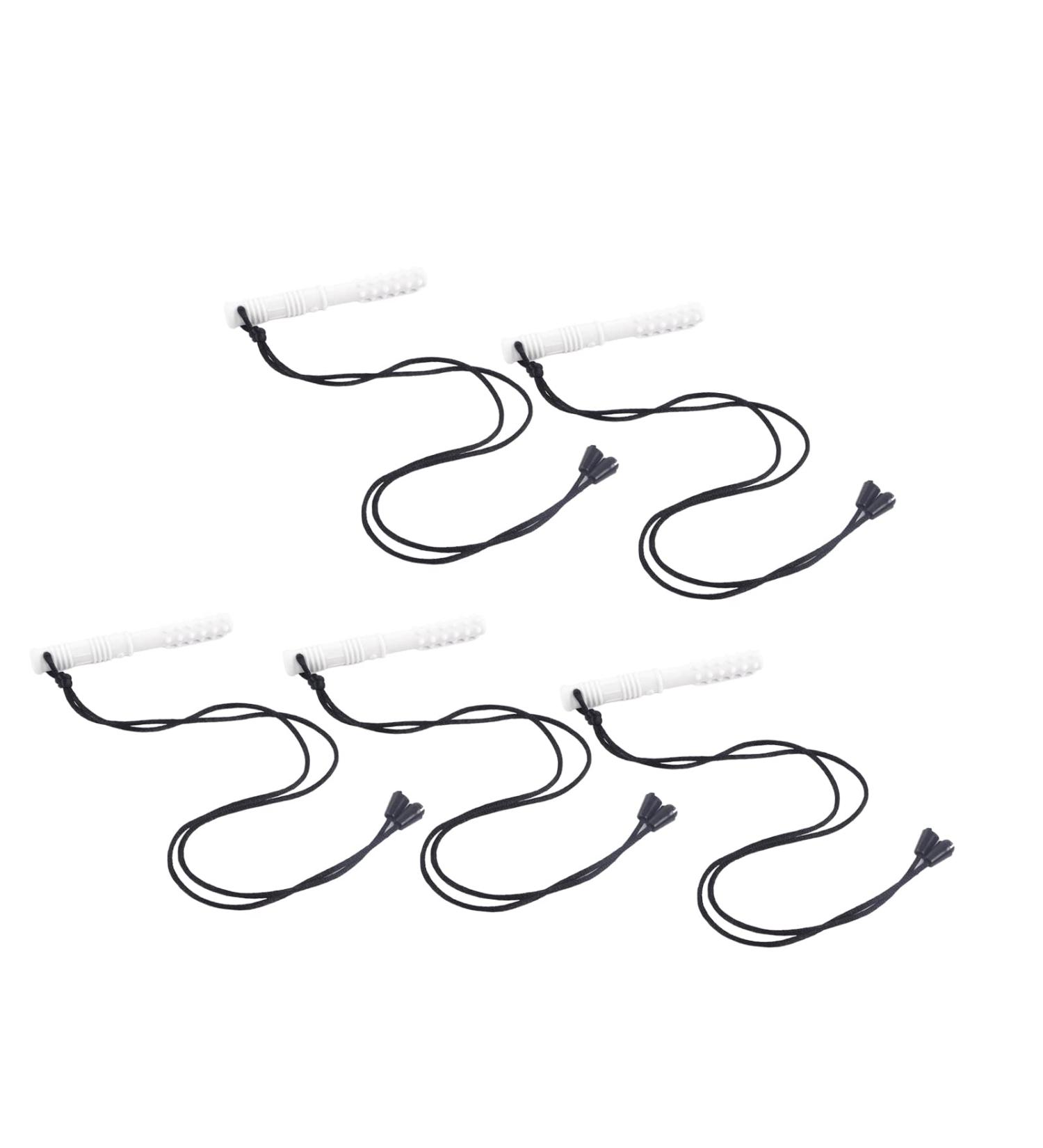 Baby Chew Necklace - Sensory & Gum Massage Multipurpose Biting 5 Pack for Babies (White) | Safe & Durable Teething Relief - Buy Online on GoSupps.com