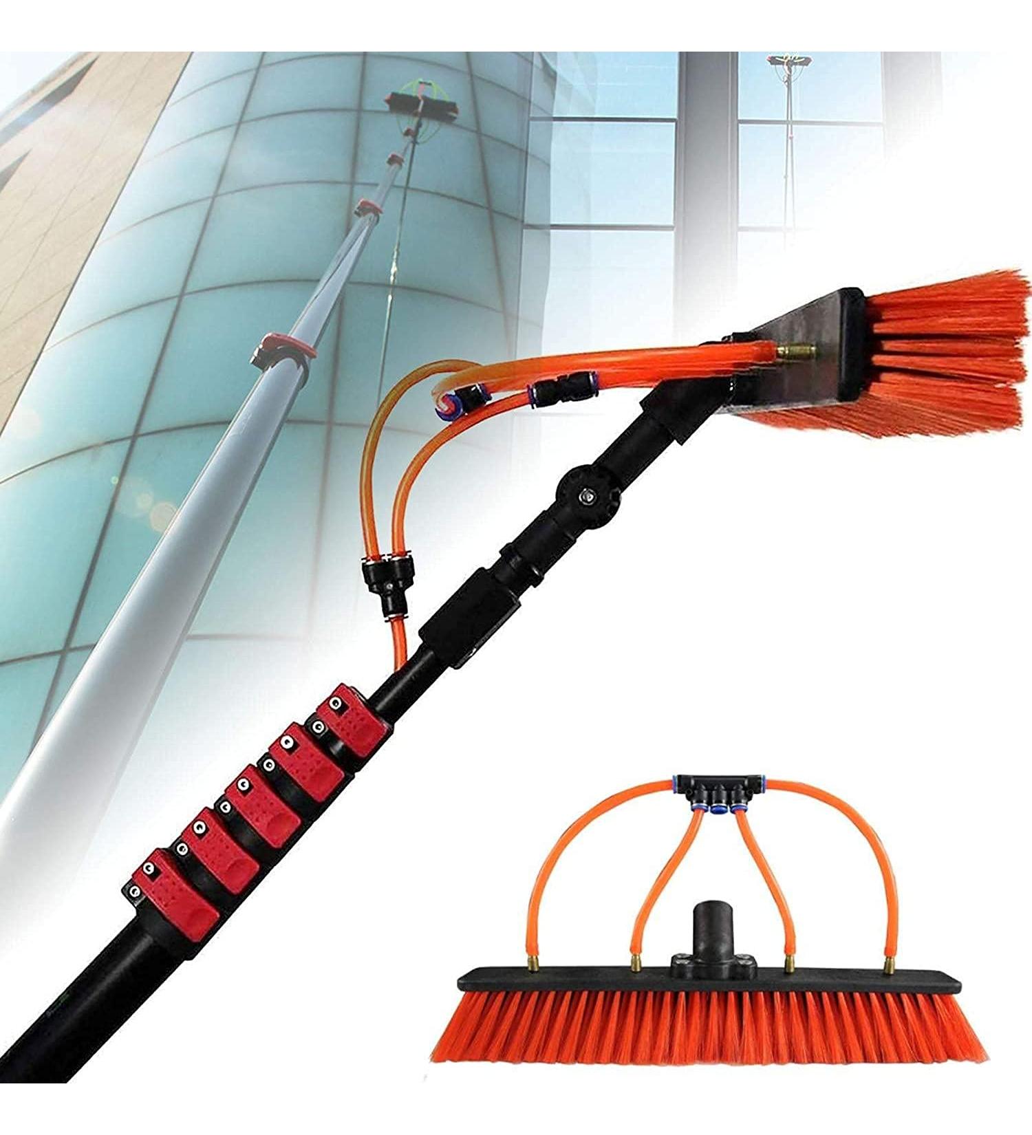 Window Cleaning Equipment Window Cleaning Brush 3.6-11M Waterfed Telespole Truck Washing Brush With Pole System For Window Cleaning Photovoltaic Panel Cleaning Trucks Cleaning Conservatory R 20Ft/6M - Buy Online on GoSupps.com