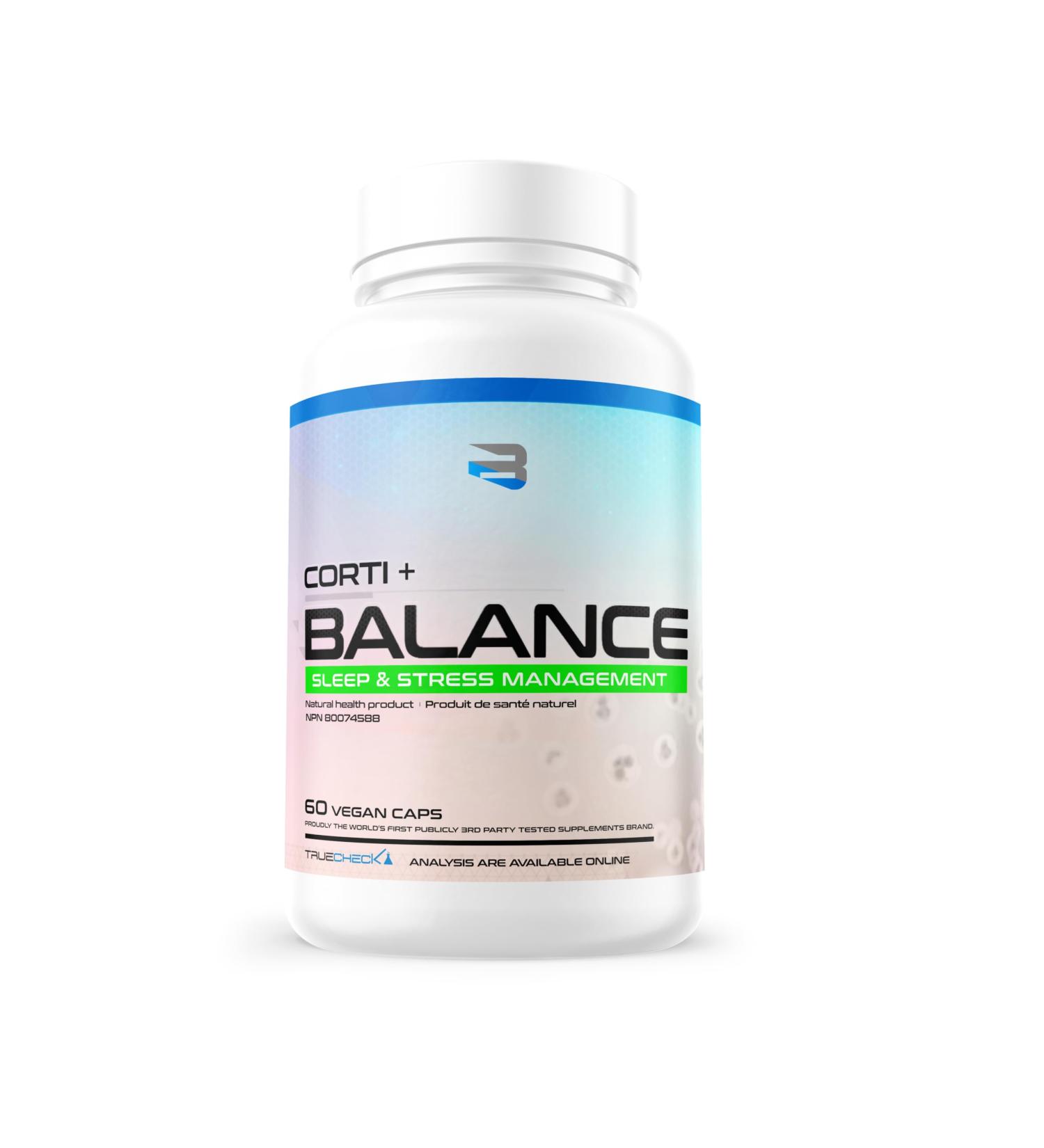 Believe Supplements Corti Balance - Natural Cortisol Manager for Stress Relief Hormonal Balance and Improved Sleep