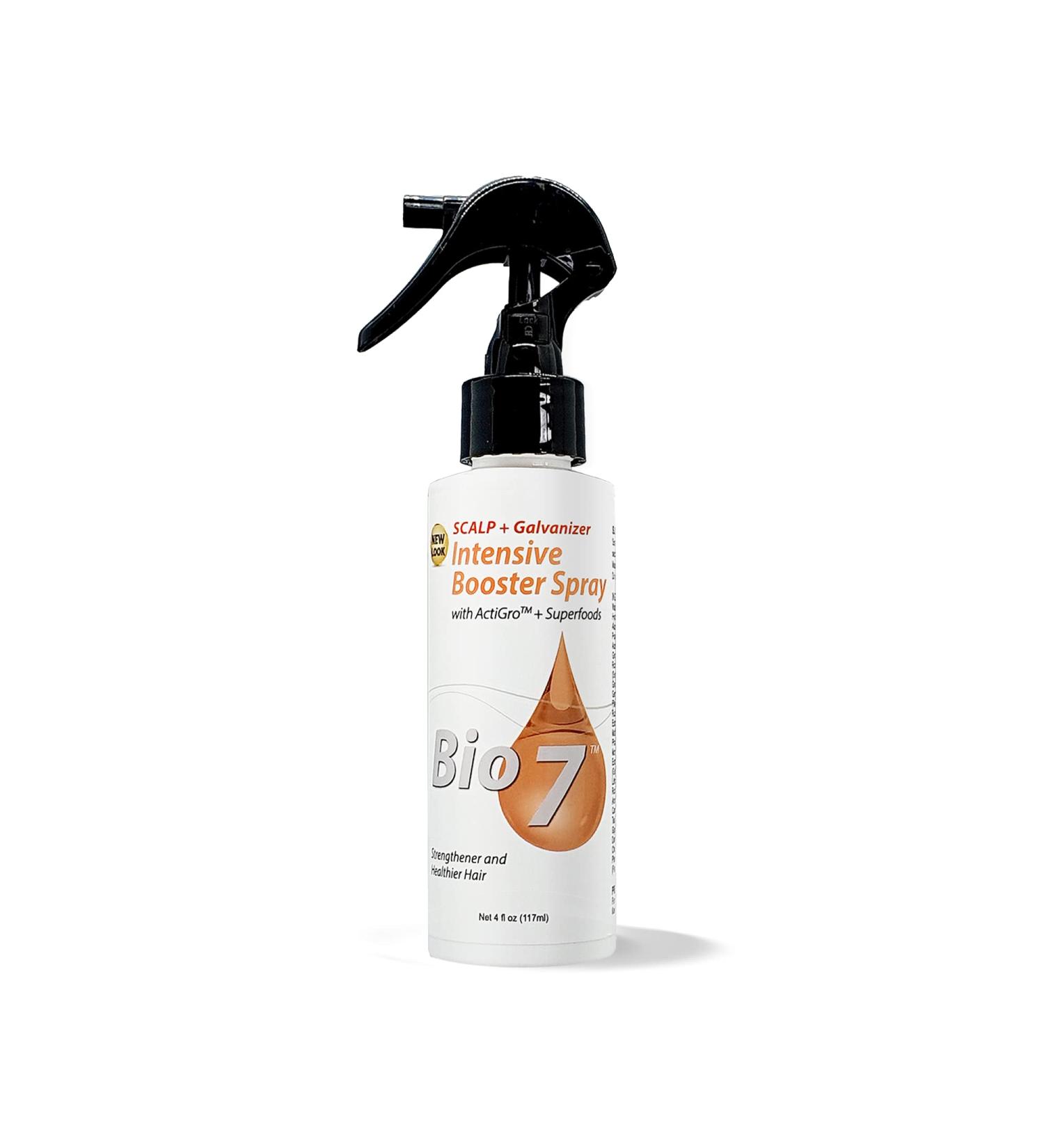 BIO7 Intensive Booster Spray | Fast Hair Growth & Nourishing Superfoods | 4 Fl Oz Therapeutic-Grade Herbal Formula for Thinning Hair & Breakage Prevention | By Natures - Buy Online on GoSupps.com