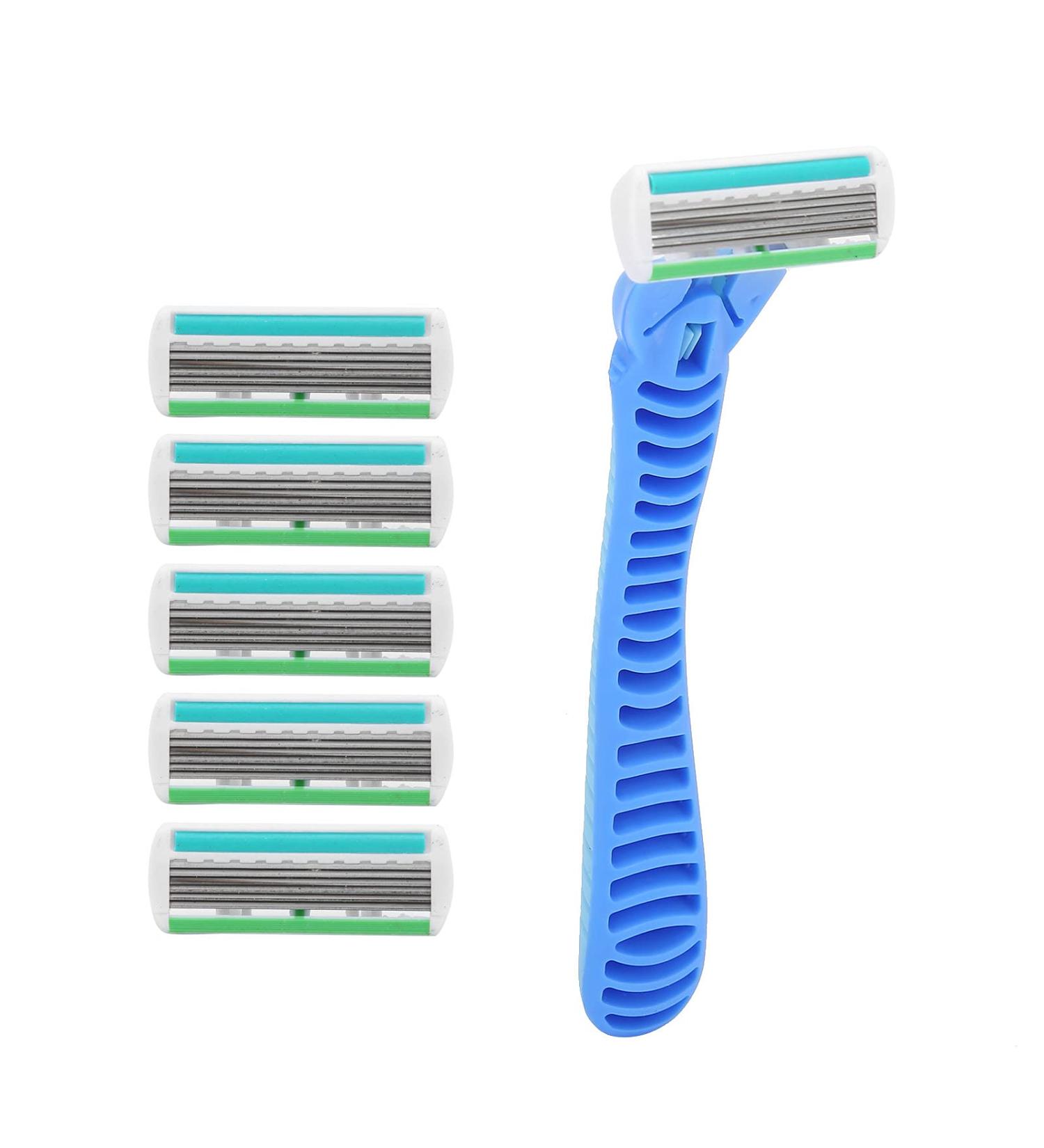 Body Hair Manual Shaver - Stainless Steel Handheld Shaver for Home Salon & Travel | Best Quality & Easy Use - Buy Online on GoSupps.com