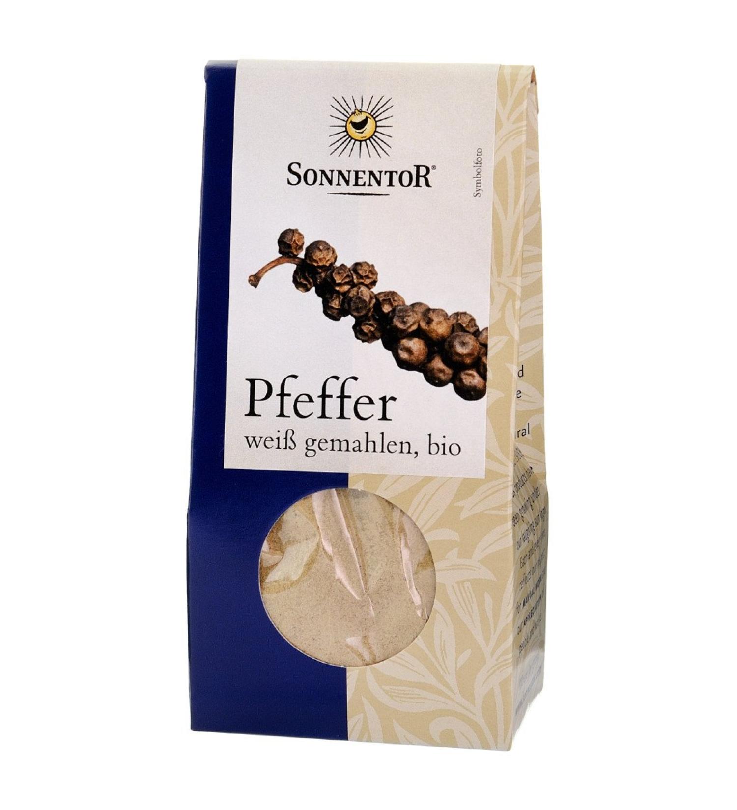 Sonnentor white pepper ground 1 pack (1 x 35 g) - Organic 35 g (1 pack)