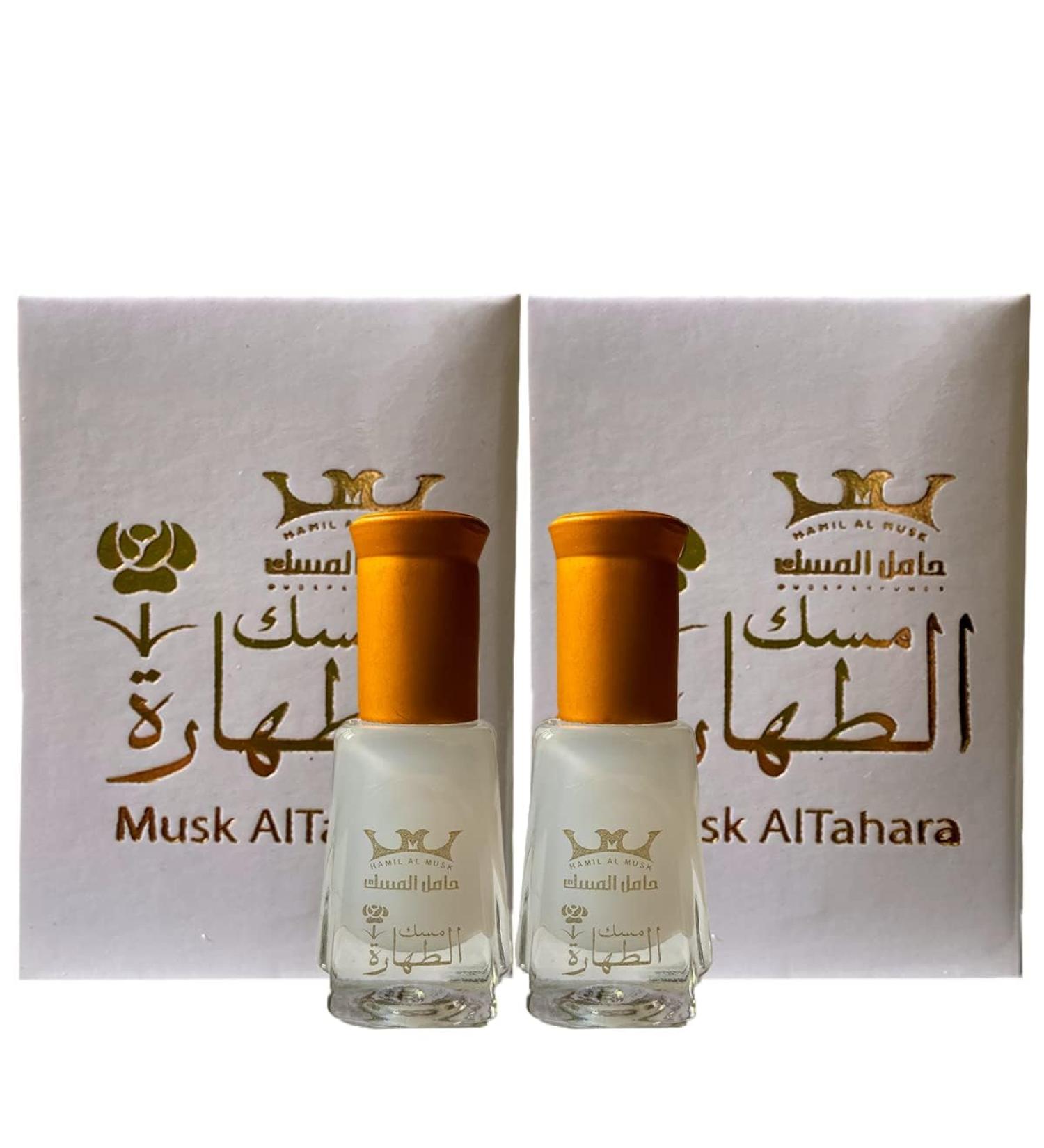 Tahara Musk Tahara Saudi Perfume Pure 2 x 6 ml Thick Oil Incense Body Spray Tahara Musk (White Musk) - Buy Online on GoSupps.com